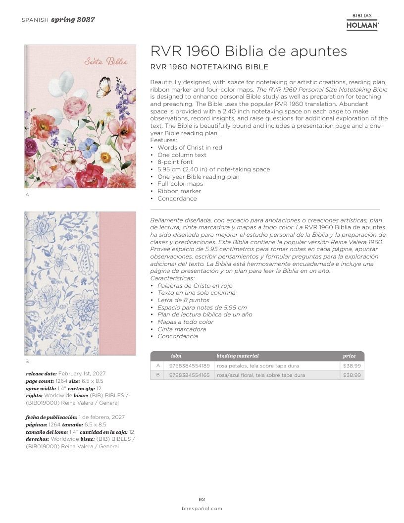 B&H Publishing Spring New Release Catalog Weekly Ad January 1, 2026 - December 31, 2027