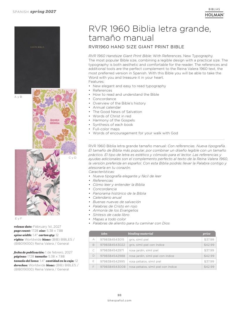 B&H Publishing Spring New Release Catalog Weekly Ad January 1, 2026 - December 31, 2027