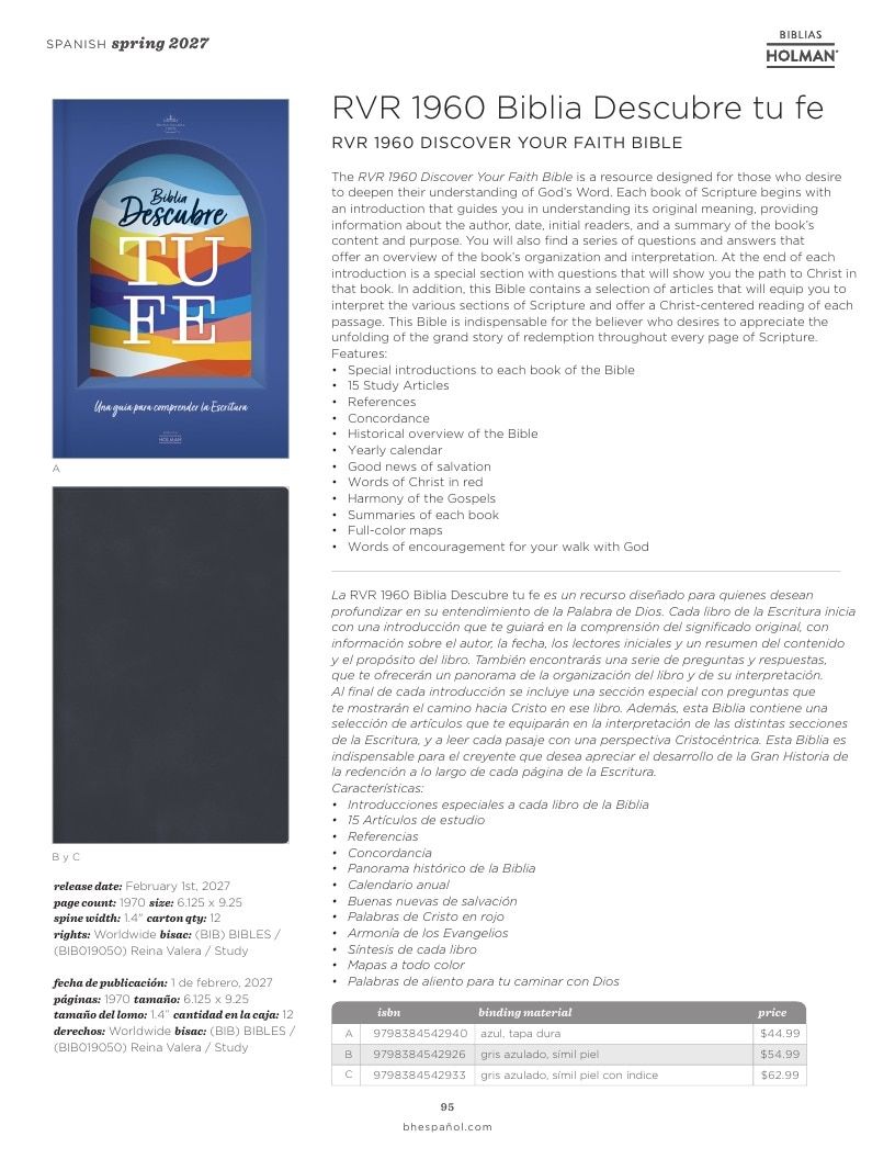 B&H Publishing Spring New Release Catalog Weekly Ad January 1, 2026 - December 31, 2027