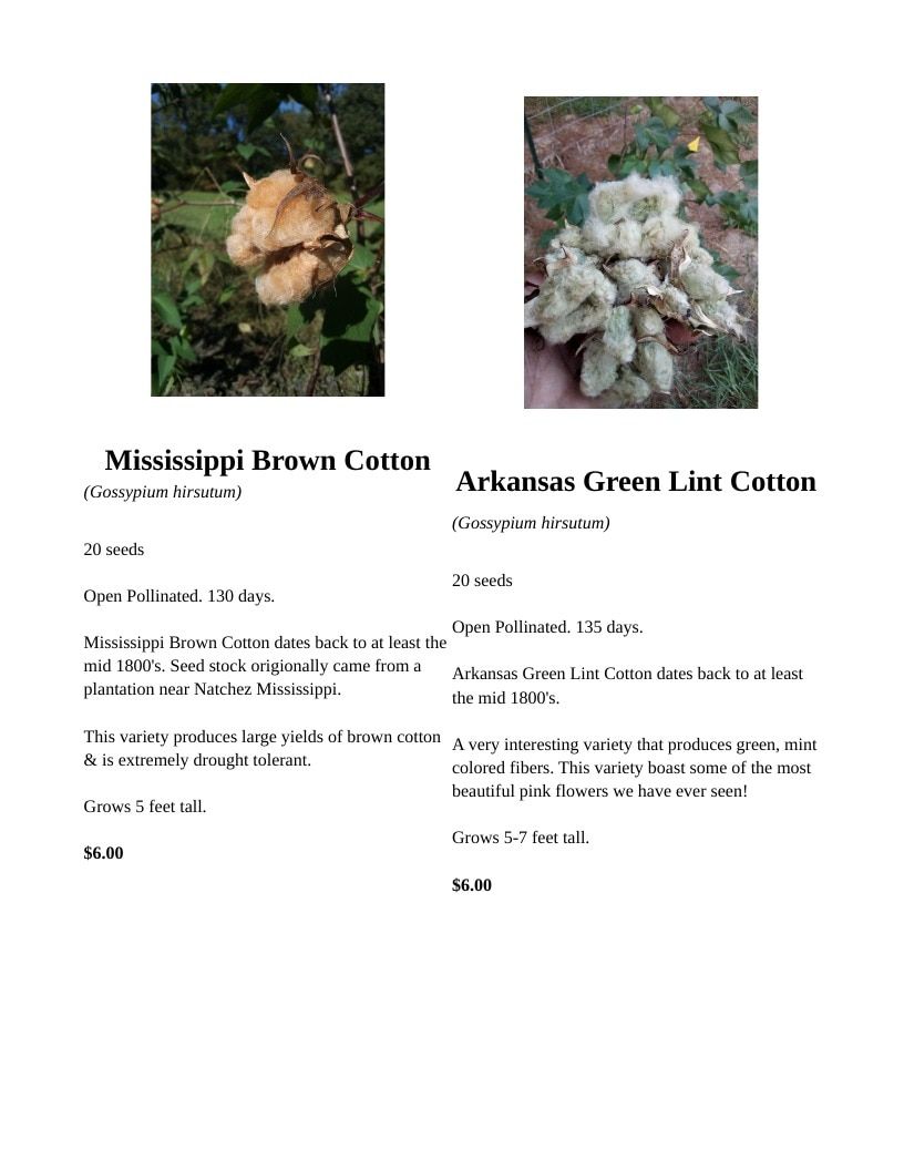 Backwoods Energy Seeds Seed Catalog Weekly Ad January 1 - December 31, 2026