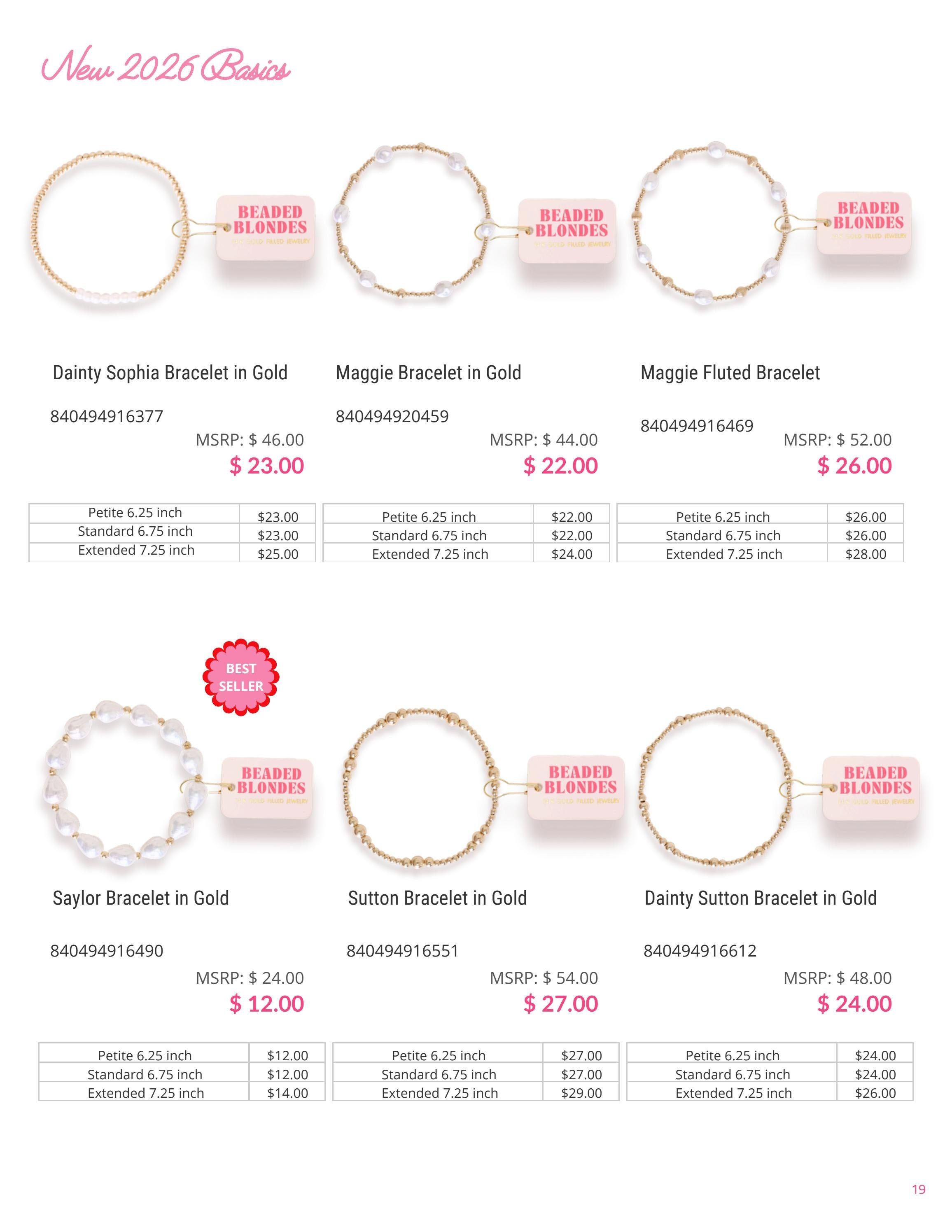 Beaded Blondes Jewelry Catalog Weekly Ad January 1 - December 31, 2026