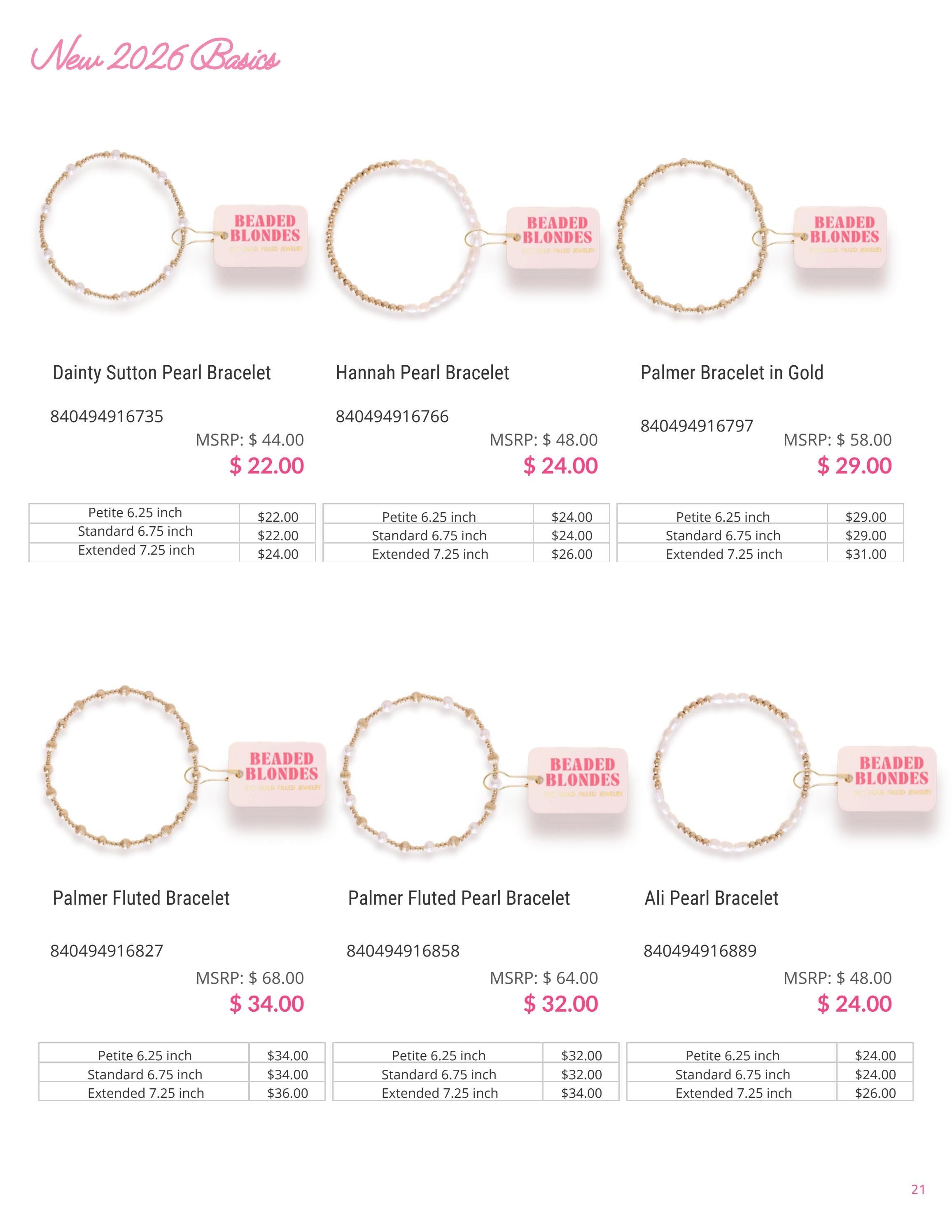 Beaded Blondes Jewelry Catalog Weekly Ad January 1 - December 31, 2026