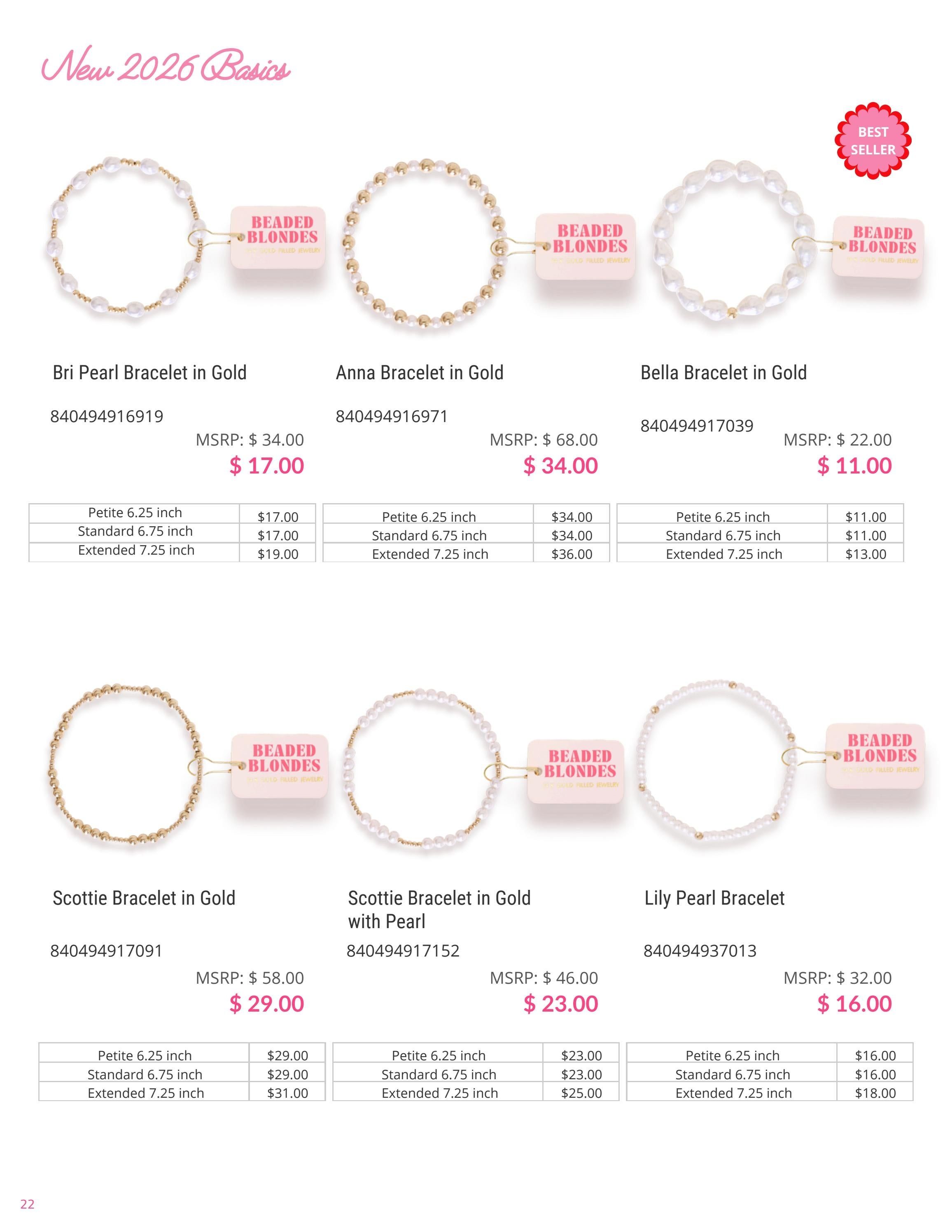 Beaded Blondes Jewelry Catalog Weekly Ad January 1 - December 31, 2026