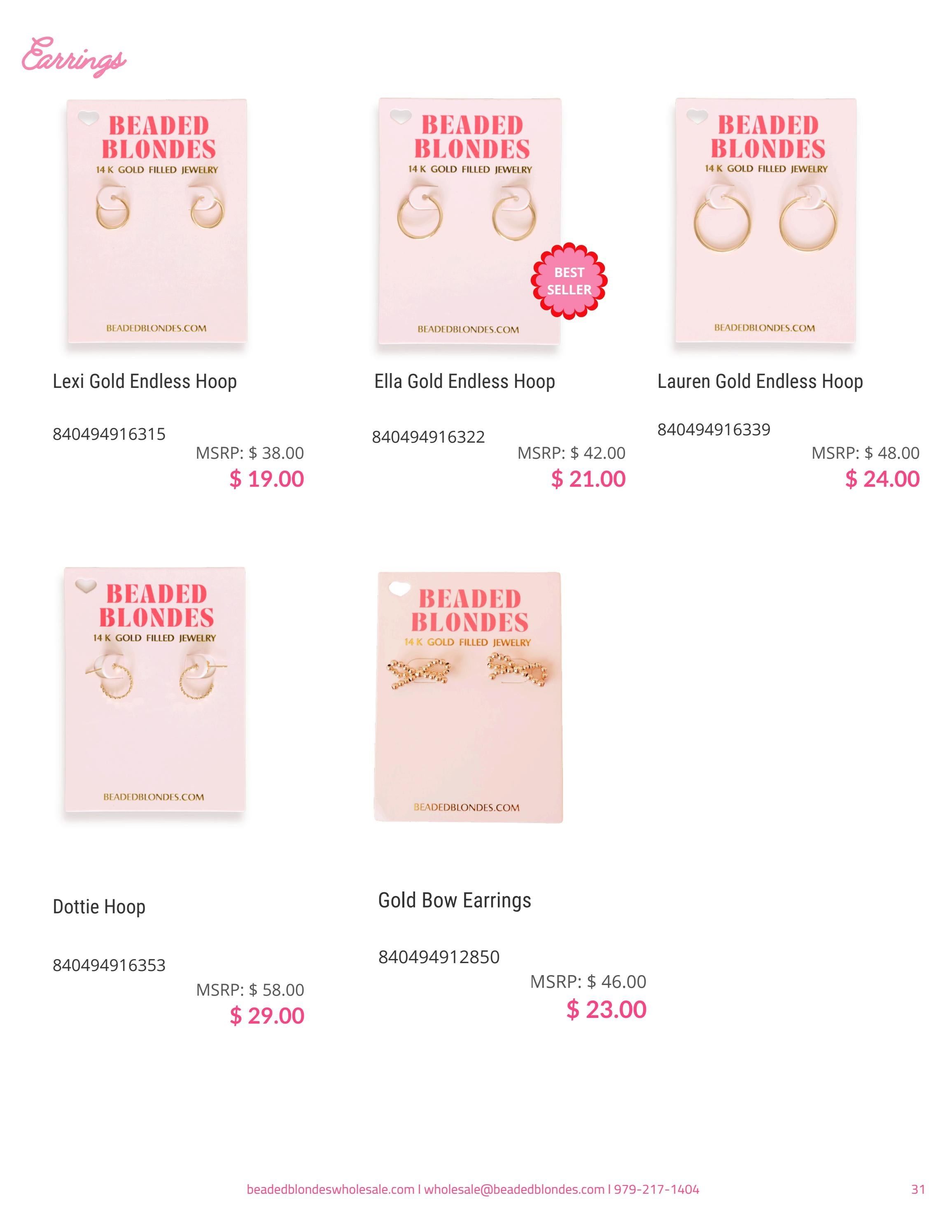 Beaded Blondes Jewelry Catalog Weekly Ad January 1 - December 31, 2026