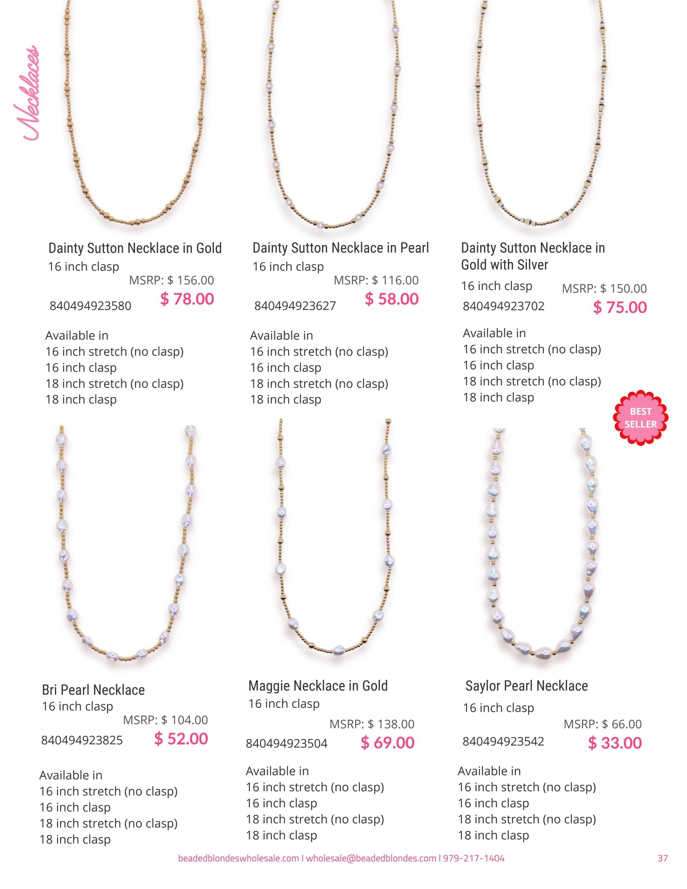 Beaded Blondes Jewelry Catalog Weekly Ad January 1 - December 31, 2026