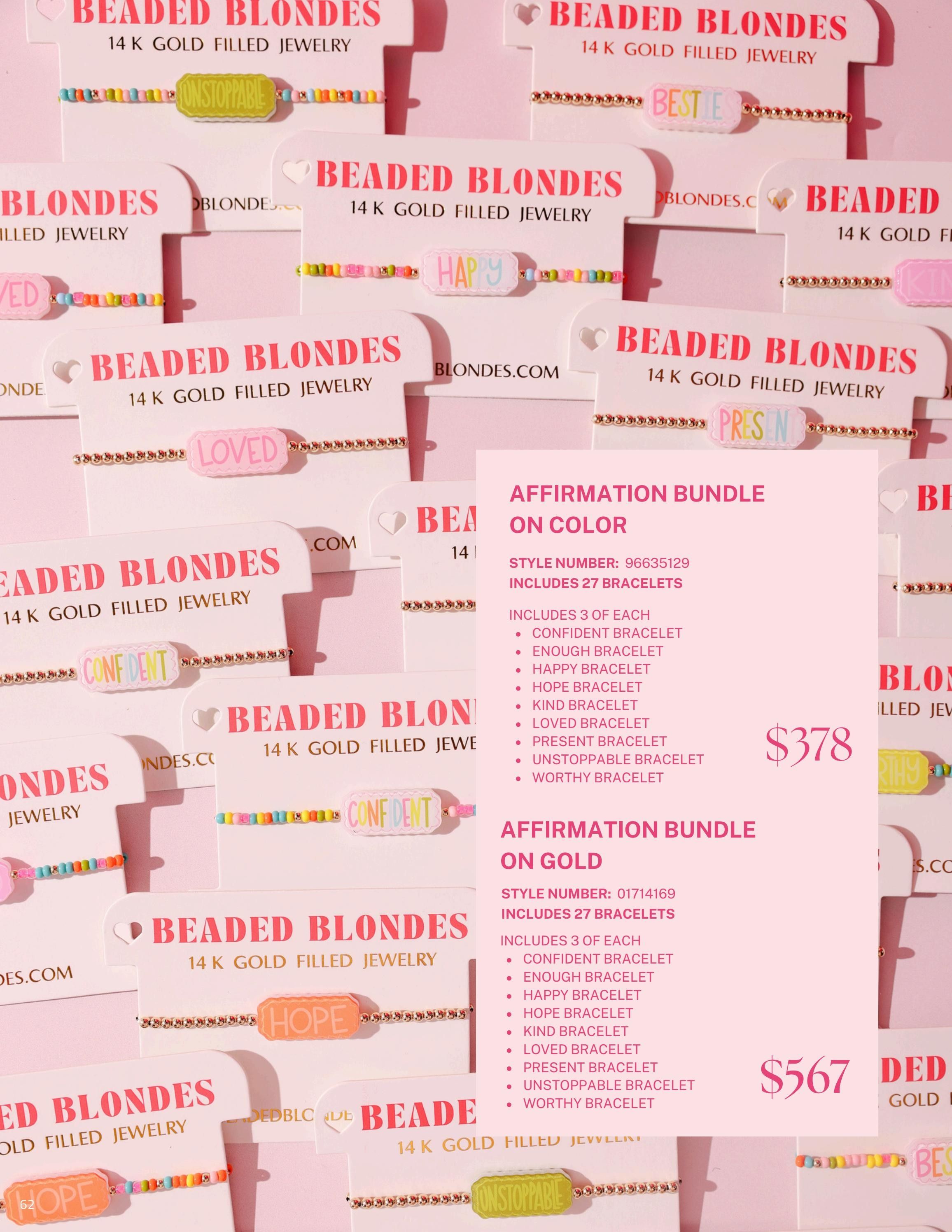 Beaded Blondes Jewelry Catalog Weekly Ad January 1 - December 31, 2026