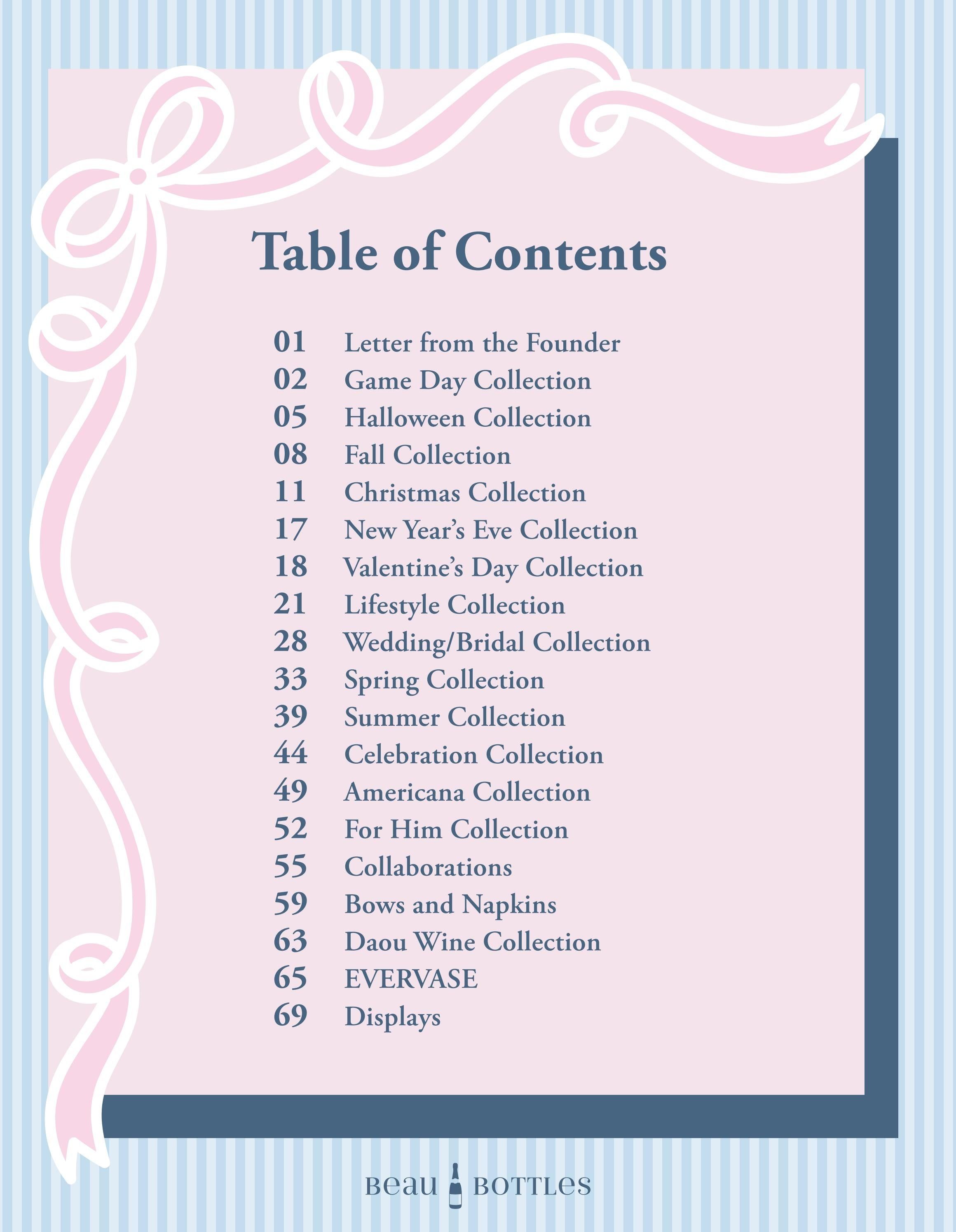 Beau Bottles Decorative Bottles Catalog Weekly Ad January 1 - December 31, 2026