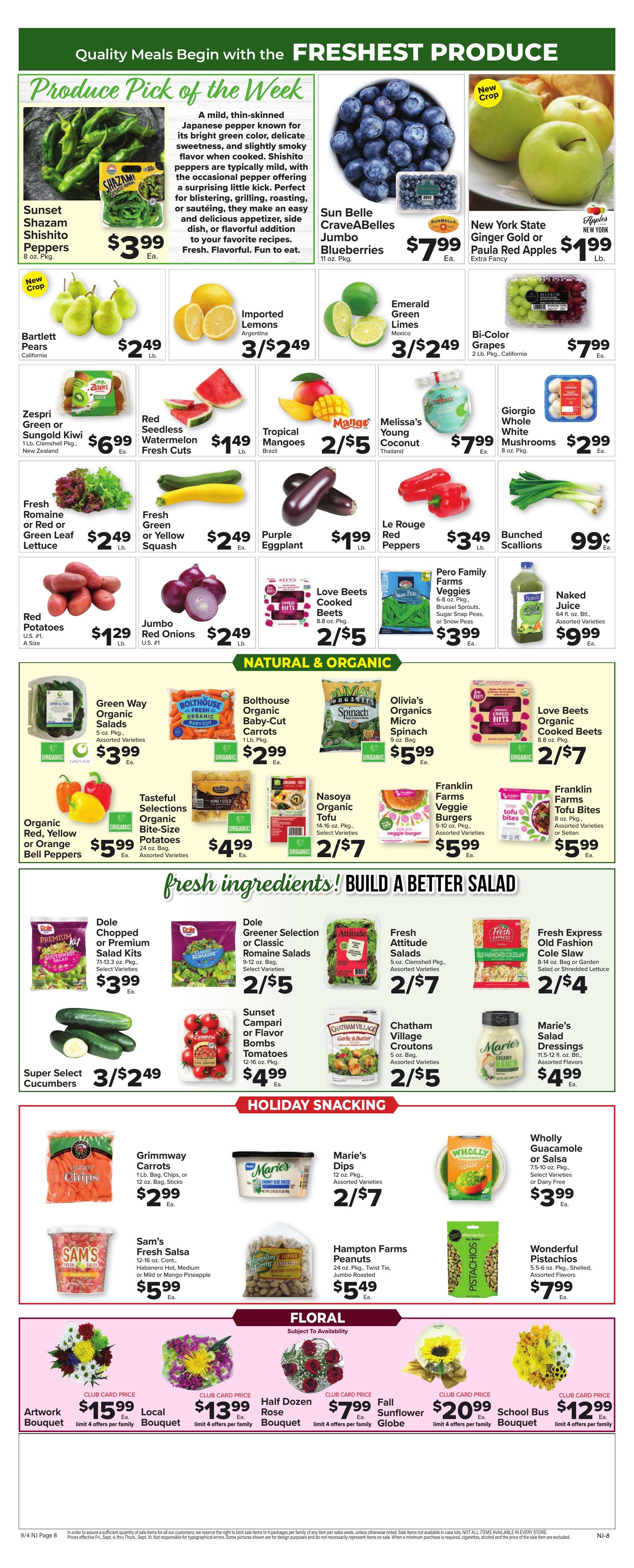 Shop n Bag Weekly Ad September 4 - 10, 2026