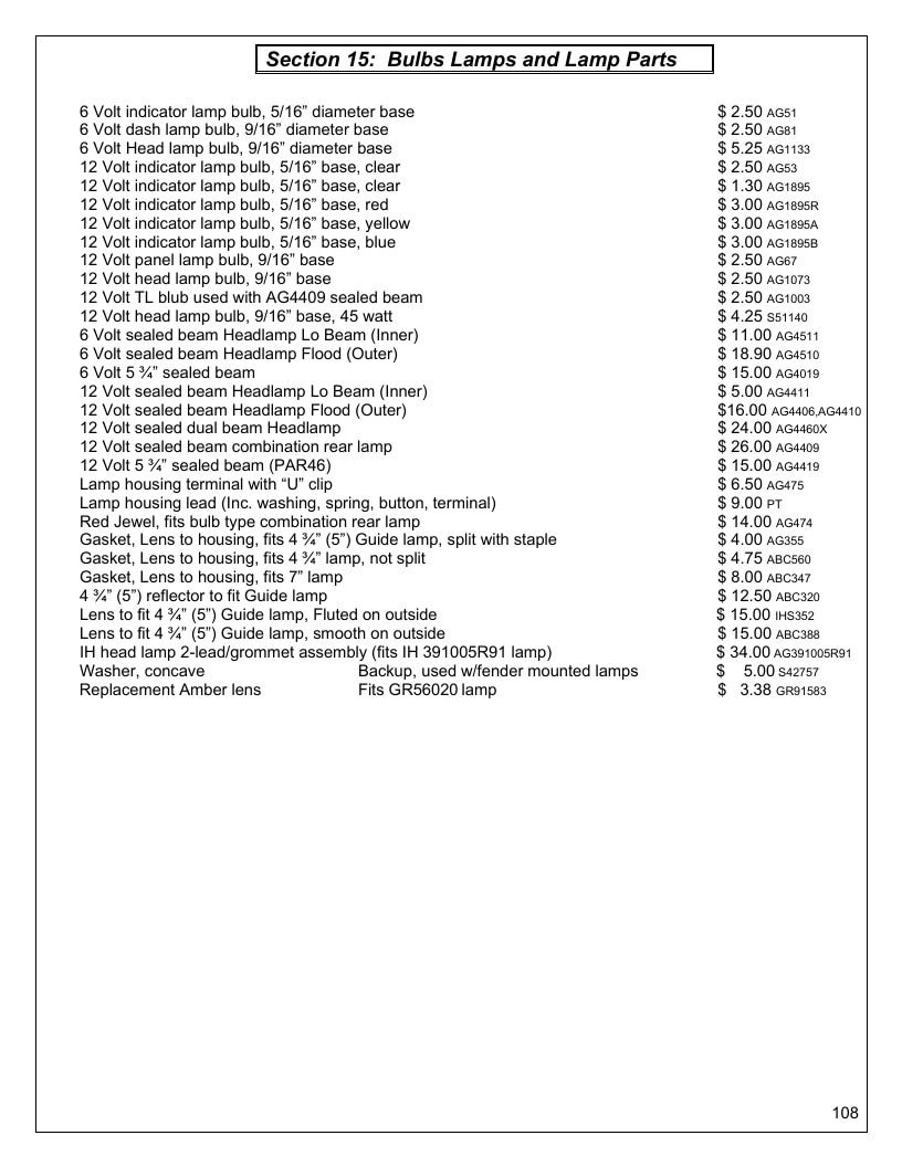 Agri-Services Wiring Harness Specialists Wiring Harness Catalog Weekly Ad January 1 - December 31, 2026