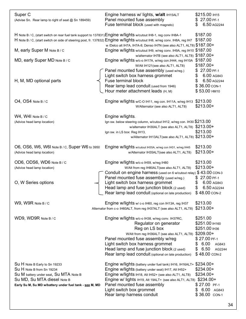Agri-Services Wiring Harness Specialists Wiring Harness Catalog Weekly Ad January 1 - December 31, 2026