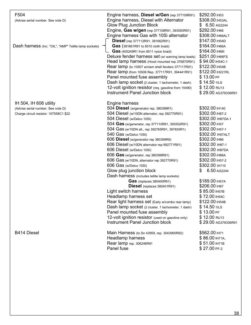 Agri-Services Wiring Harness Specialists Wiring Harness Catalog Weekly Ad January 1 - December 31, 2026