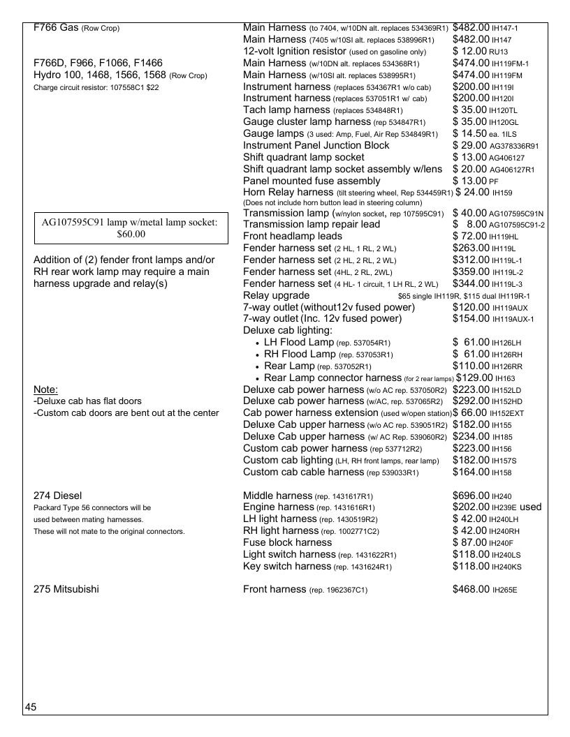 Agri-Services Wiring Harness Specialists Wiring Harness Catalog Weekly Ad January 1 - December 31, 2026