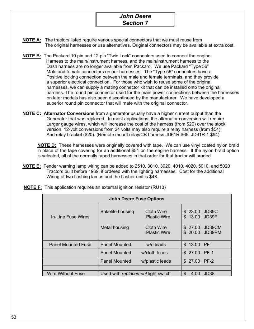 Agri-Services Wiring Harness Specialists Wiring Harness Catalog Weekly Ad January 1 - December 31, 2026