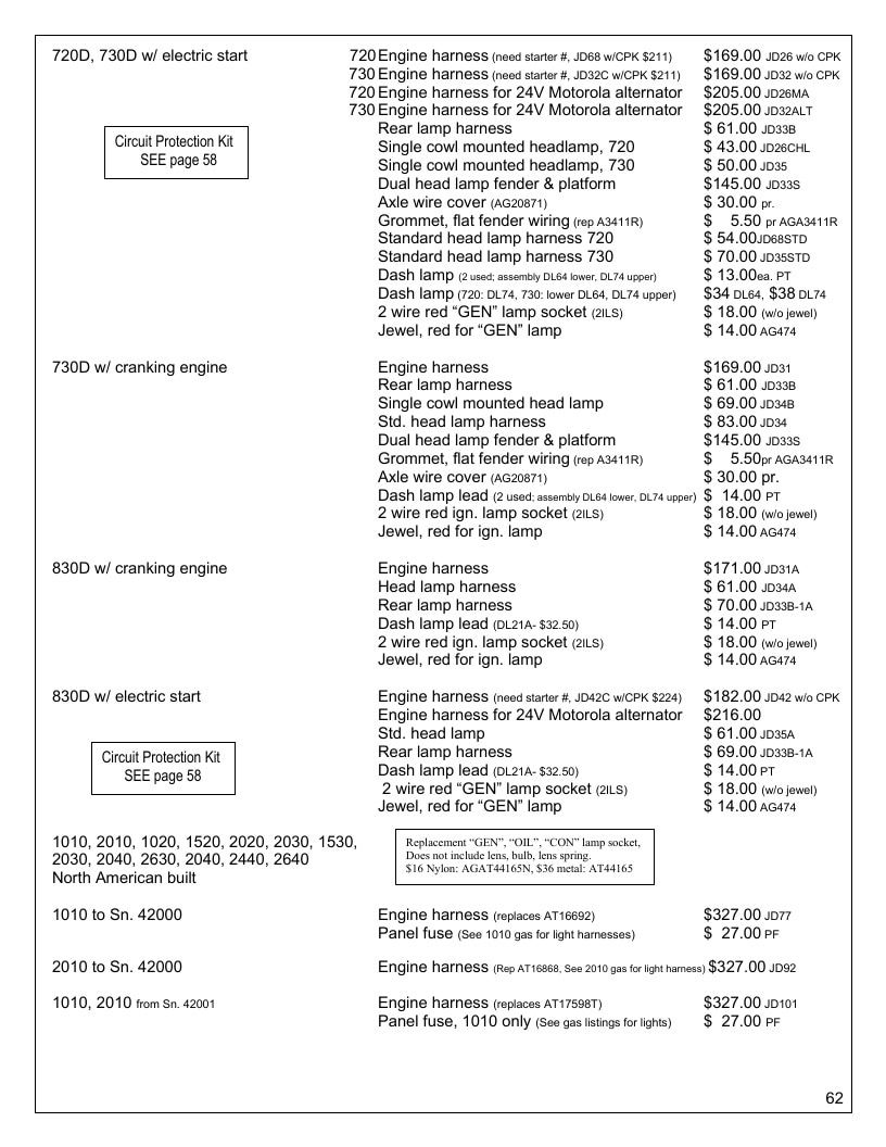 Agri-Services Wiring Harness Specialists Wiring Harness Catalog Weekly Ad January 1 - December 31, 2026