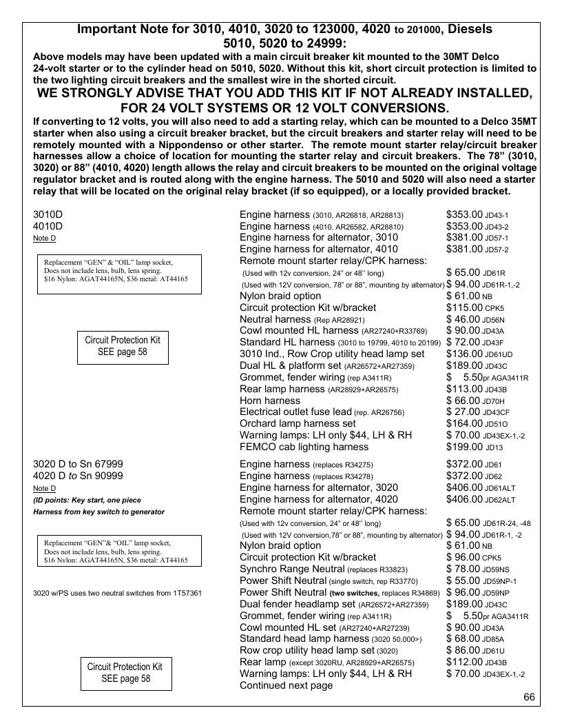 Agri-Services Wiring Harness Specialists Wiring Harness Catalog Weekly Ad January 1 - December 31, 2026