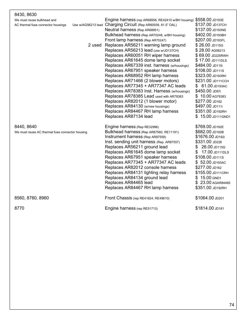 Agri-Services Wiring Harness Specialists Wiring Harness Catalog Weekly Ad January 1 - December 31, 2026