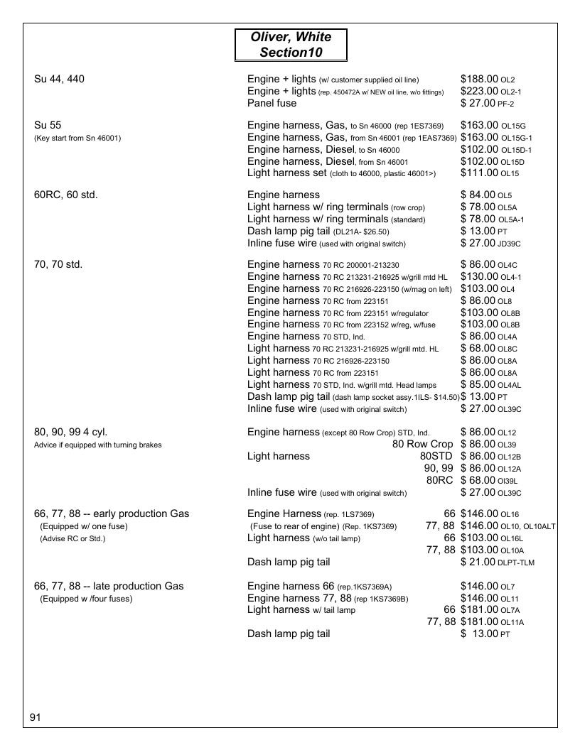 Agri-Services Wiring Harness Specialists Wiring Harness Catalog Weekly Ad January 1 - December 31, 2026