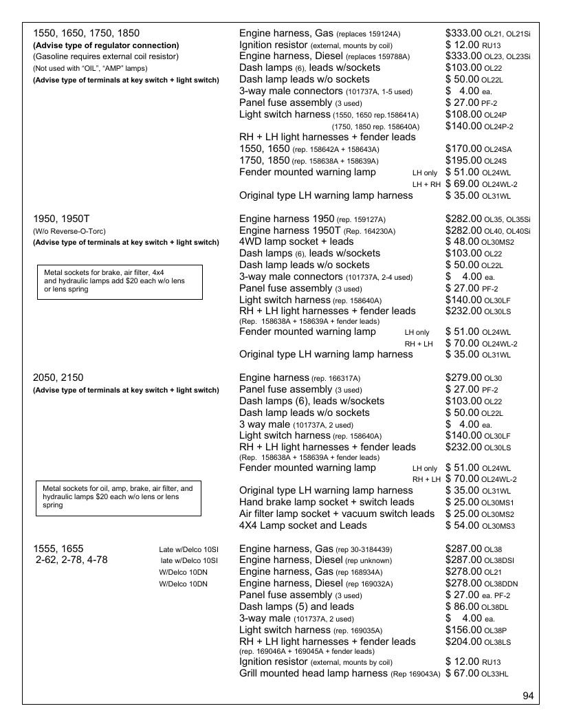 Agri-Services Wiring Harness Specialists Wiring Harness Catalog Weekly Ad January 1 - December 31, 2026