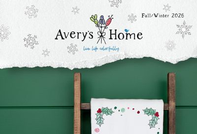 Avery's Home Fall and Winter Home Catalog Weekly Ad January 1 - December 31, 2026