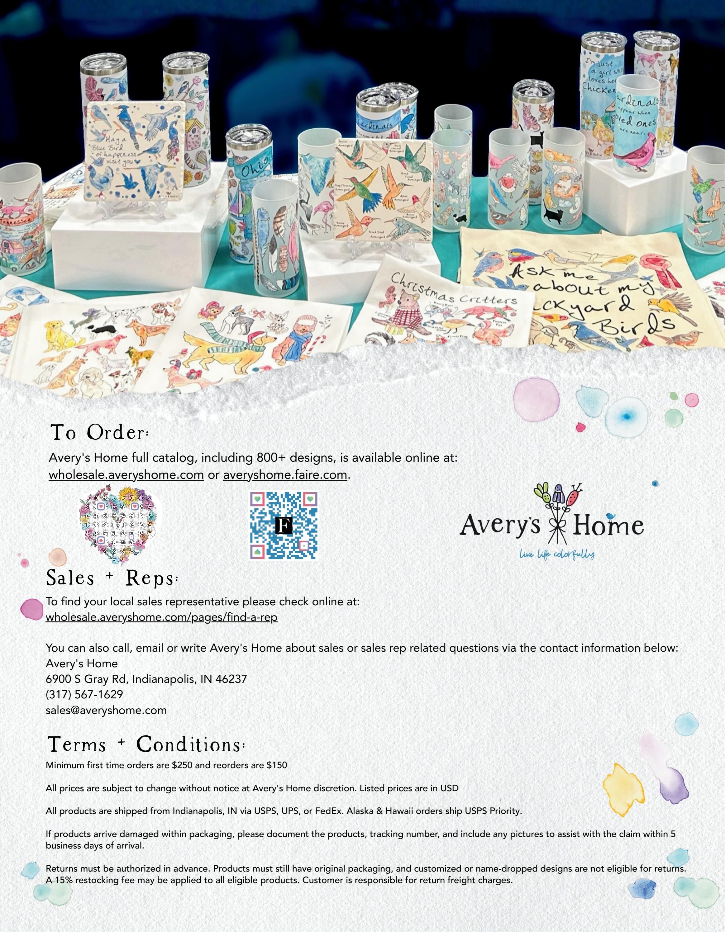 Avery's Home Fall and Winter Home Catalog Weekly Ad January 1 - December 31, 2026