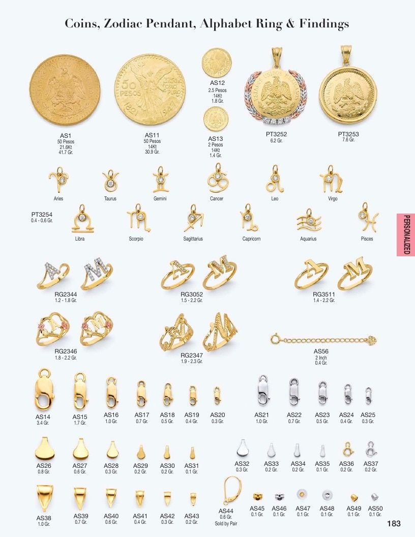 AZ Findings 14K Jewelry Catalog Weekly Ad January 1 - December 31, 2026
