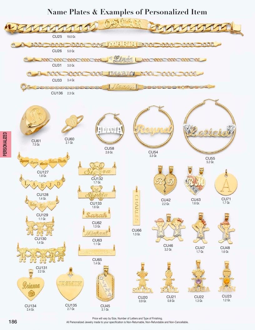 AZ Findings 14K Jewelry Catalog Weekly Ad January 1 - December 31, 2026