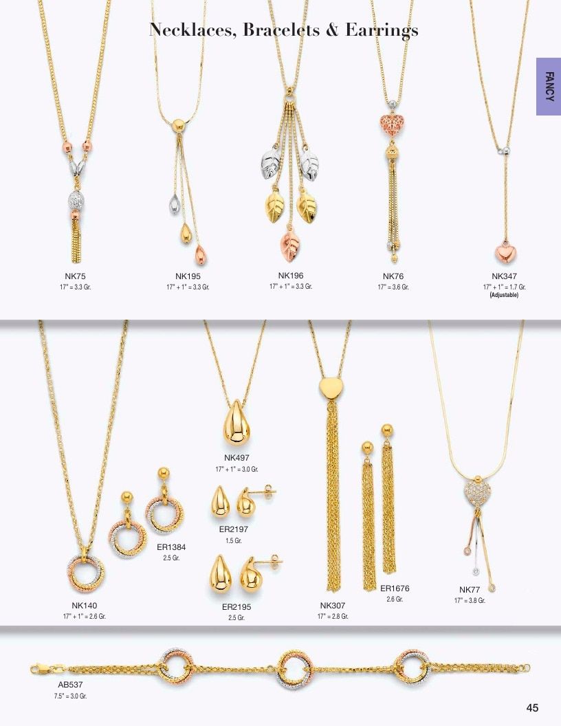 AZ Findings 14K Jewelry Catalog Weekly Ad January 1 - December 31, 2026