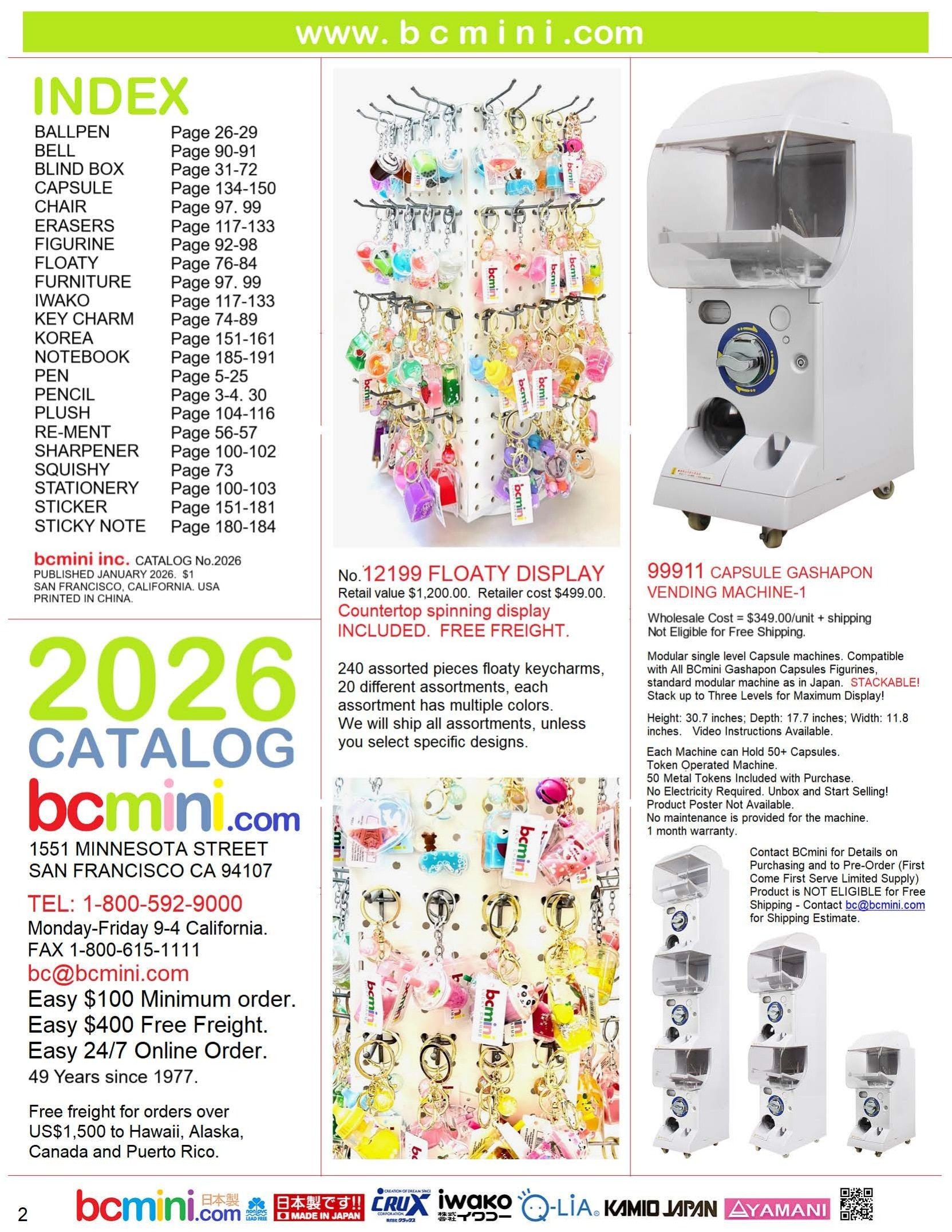 BCmini Wholesale Products Catalog Weekly Ad January 1 - December 31, 2026