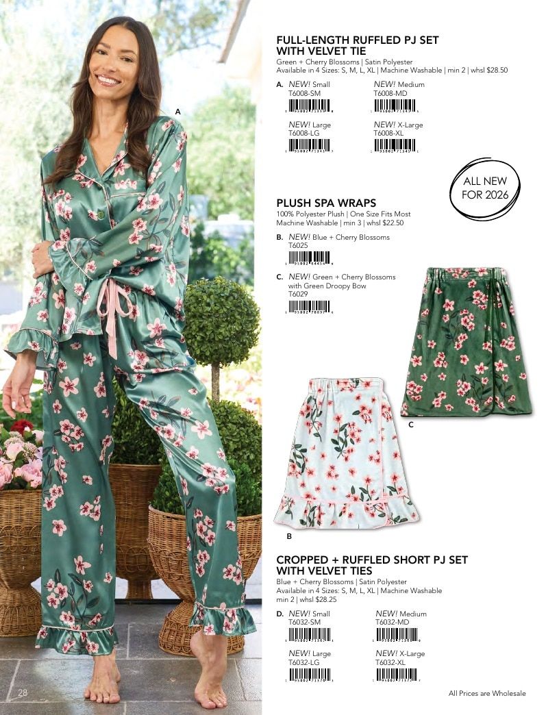 BELLA Sleep + Spa Fall Sleepwear and Spa Catalog Weekly Ad January 1 - December 31, 2026