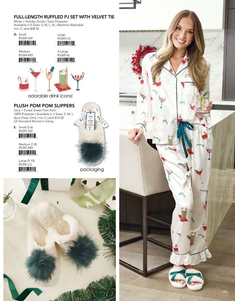 BELLA Sleep + Spa Fall Sleepwear and Spa Catalog Weekly Ad January 1 - December 31, 2026