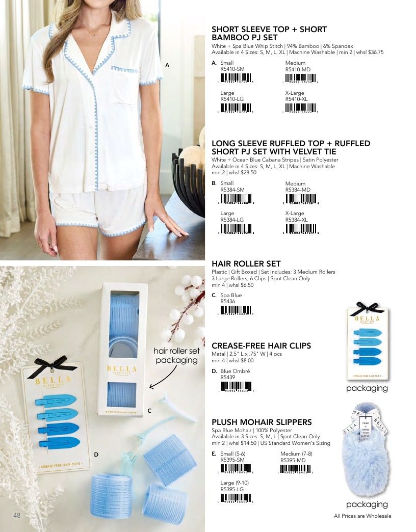 BELLA Sleep + Spa Fall Sleepwear and Spa Catalog Weekly Ad January 1 - December 31, 2026