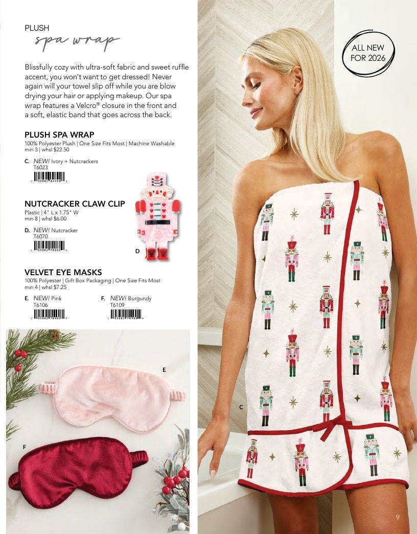BELLA Sleep + Spa Fall Sleepwear and Spa Catalog Weekly Ad January 1 - December 31, 2026
