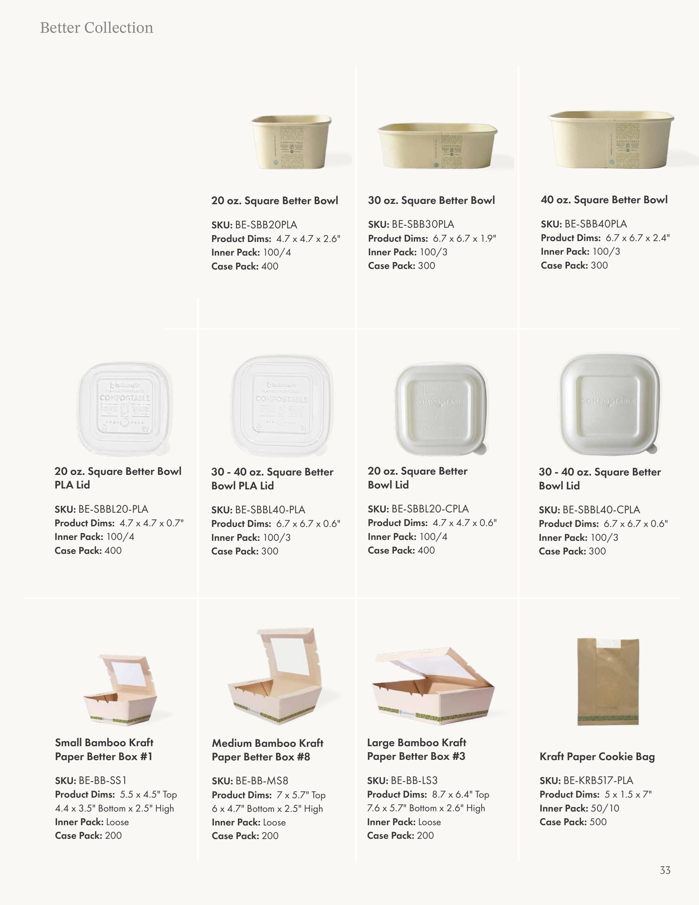 Better Earth Compostable Foodservice Products Catalog Weekly Ad January 1 - December 31, 2026