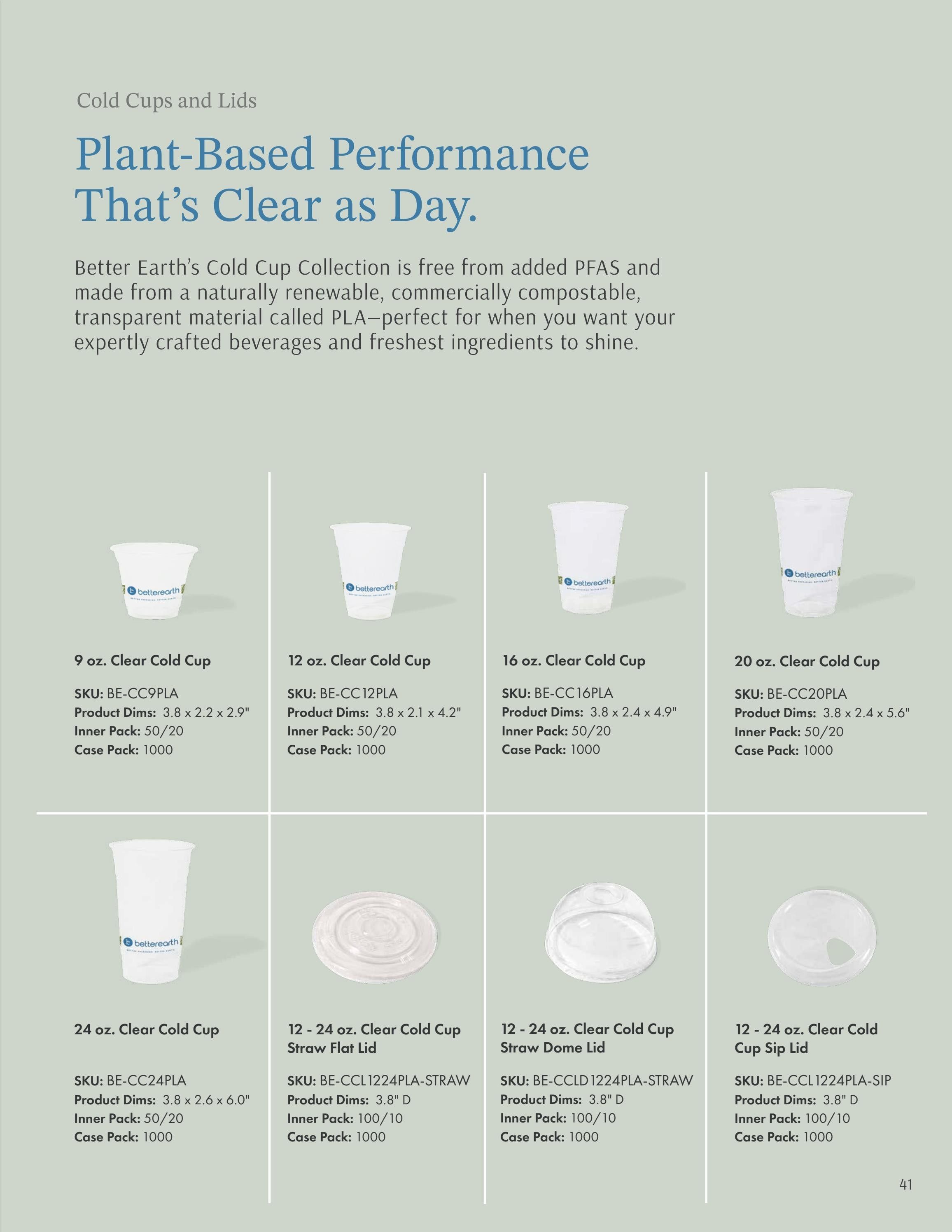 Better Earth Compostable Foodservice Products Catalog Weekly Ad January 1 - December 31, 2026