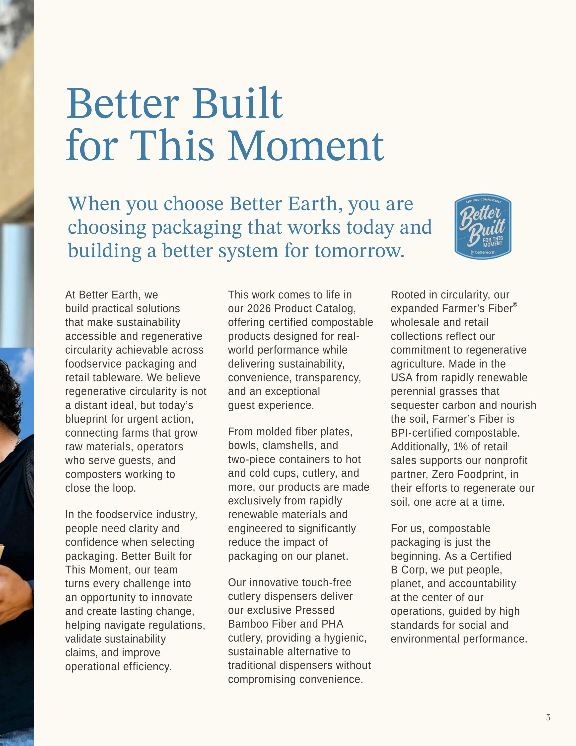 Better Earth Compostable Foodservice Products Catalog Weekly Ad January 1 - December 31, 2026