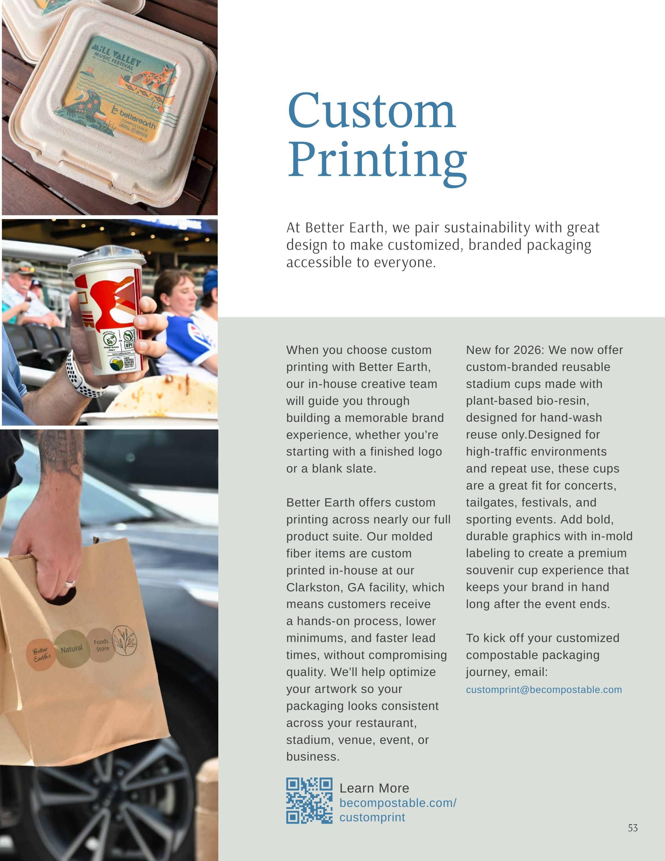 Better Earth Compostable Foodservice Products Catalog Weekly Ad January 1 - December 31, 2026