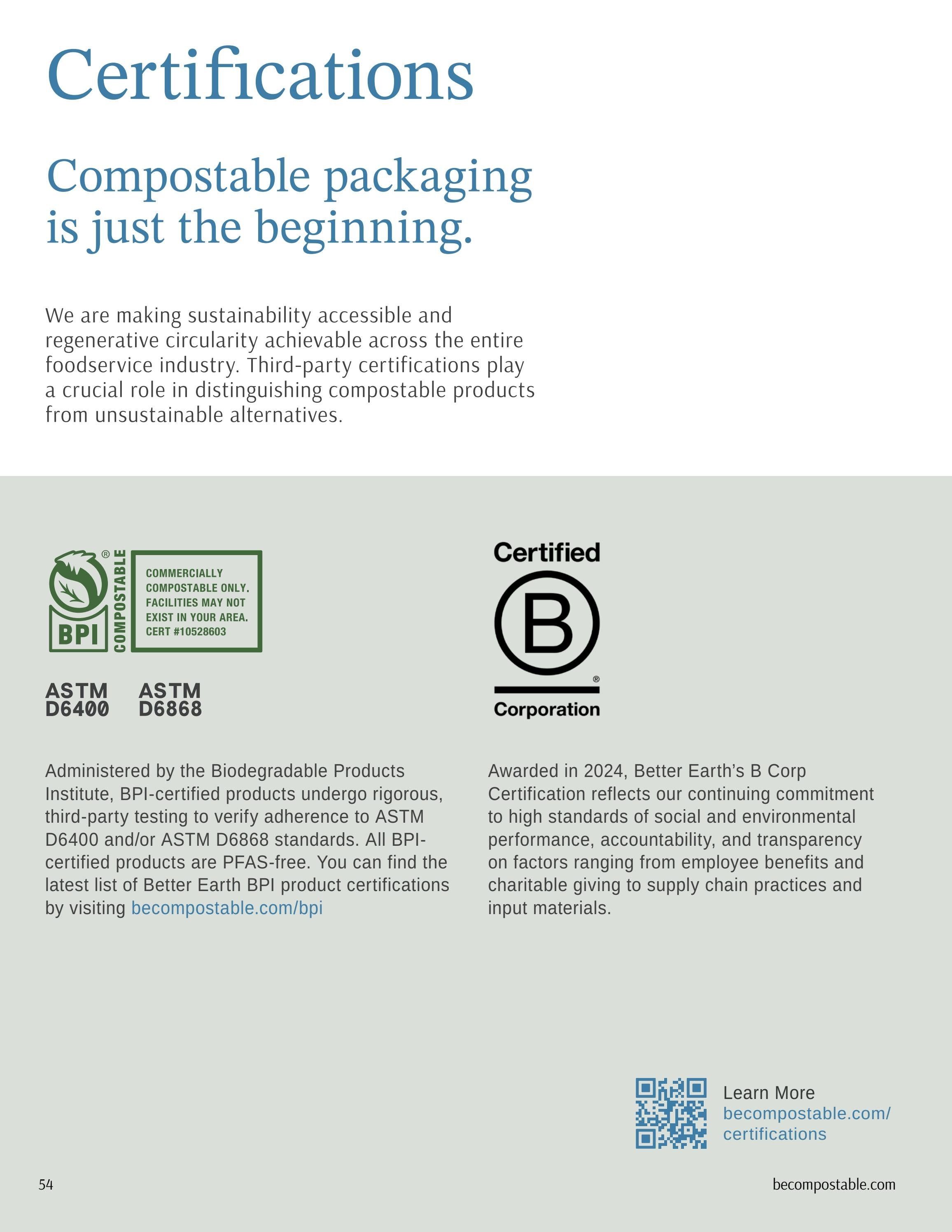 Better Earth Compostable Foodservice Products Catalog Weekly Ad January 1 - December 31, 2026