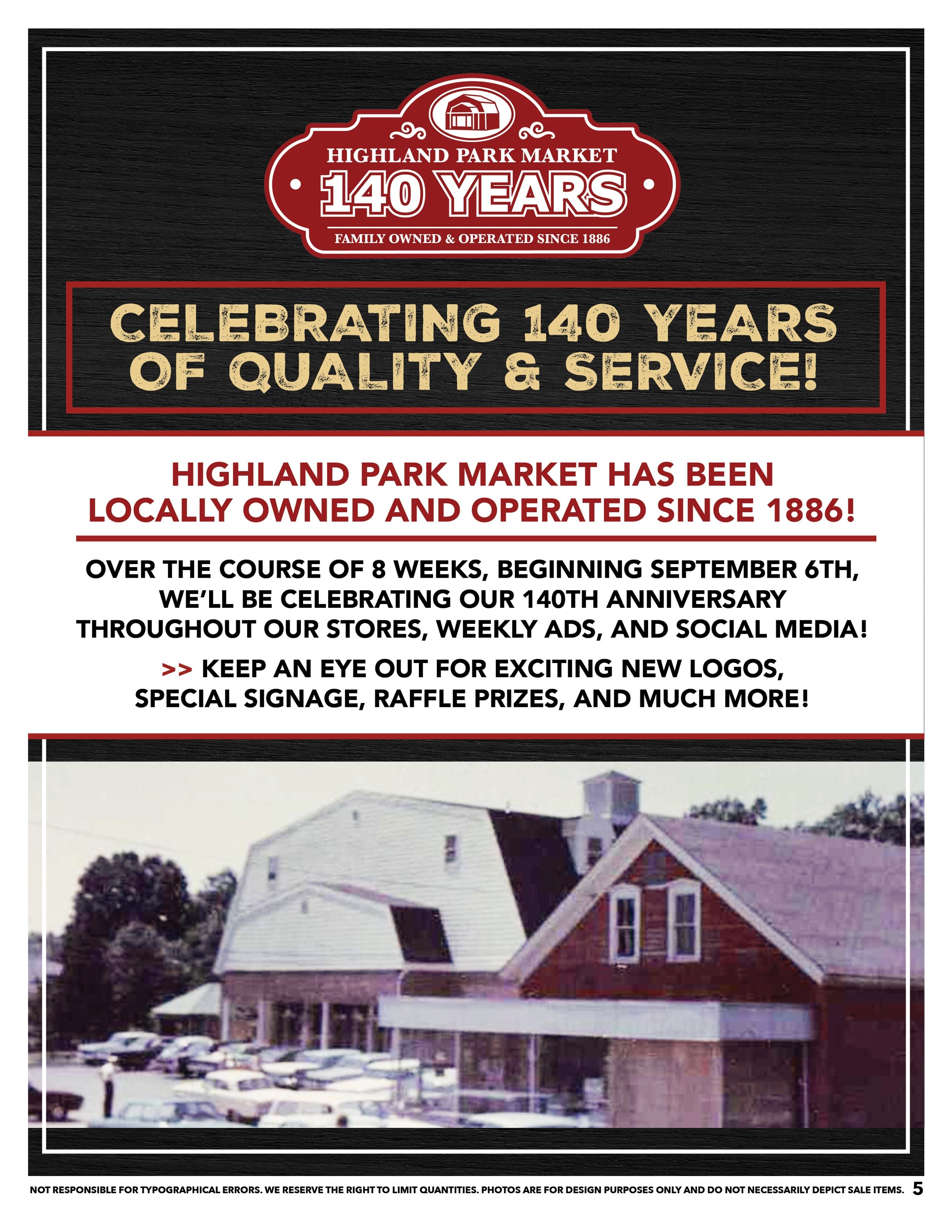 Highland Park Market Weekly Ad September 6 - 12, 2026