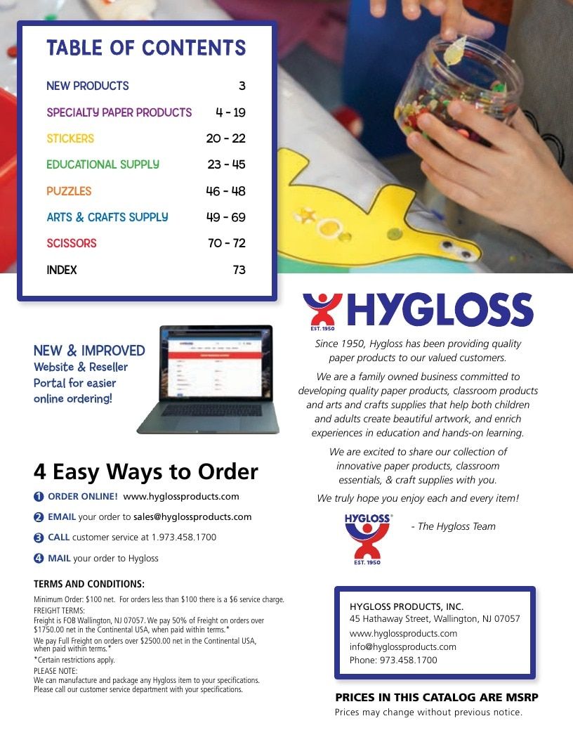 Hygloss Arts and Crafts Catalog Weekly Ad January 1 - December 31, 2026