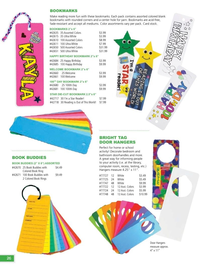 Hygloss Arts and Crafts Catalog Weekly Ad January 1 - December 31, 2026