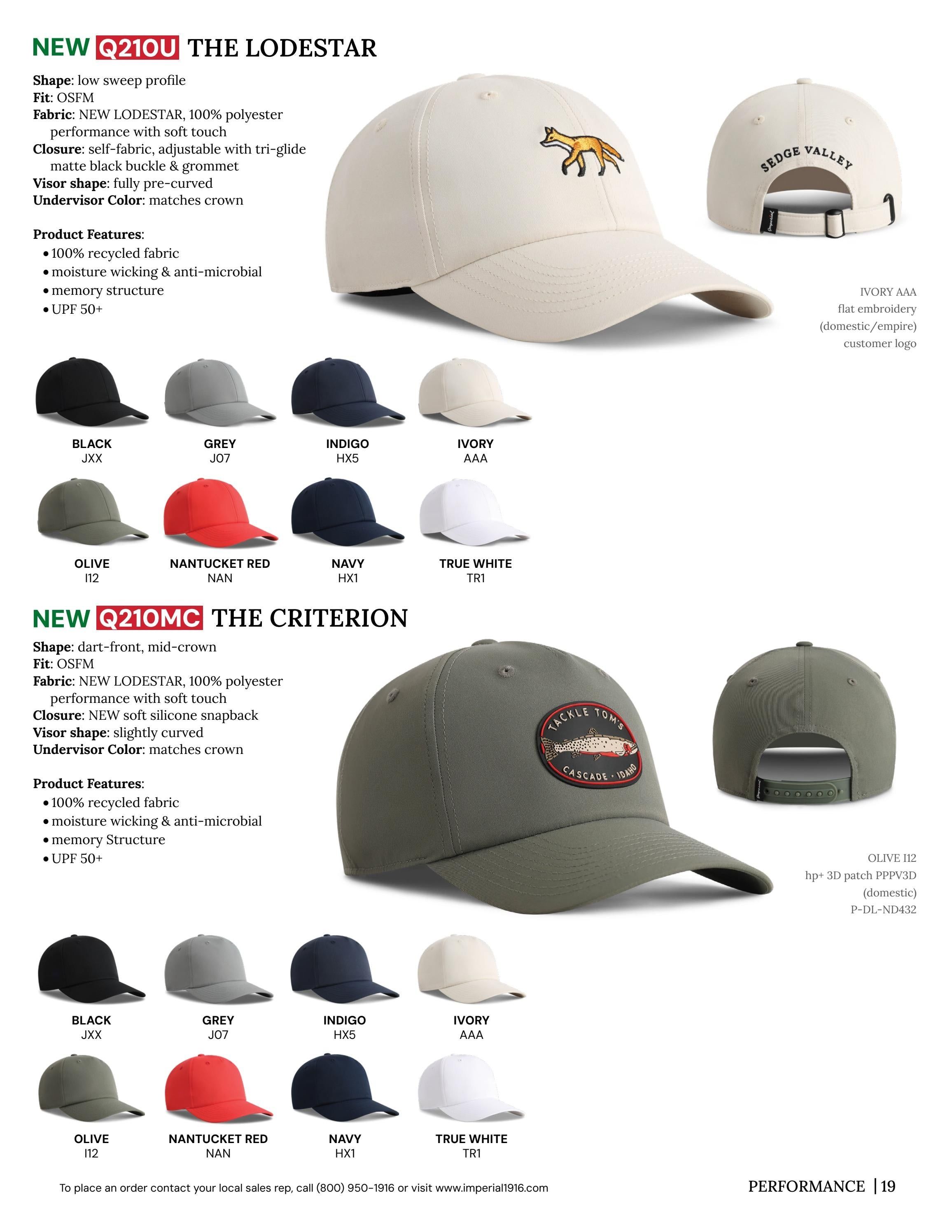 Imperial Headwear Headwear Catalog Weekly Ad August 1, 2026 - December 31, 2027