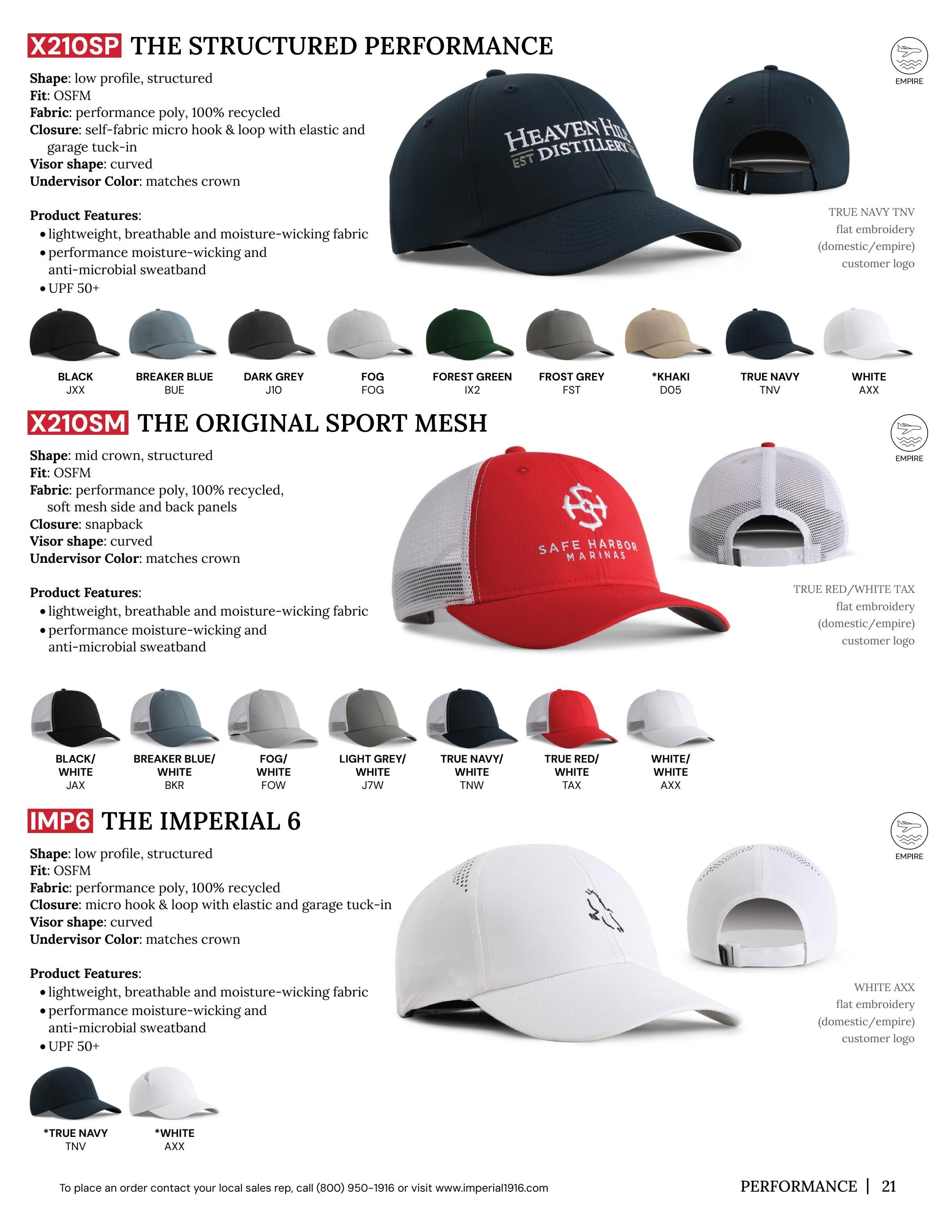 Imperial Headwear Headwear Catalog Weekly Ad August 1, 2026 - December 31, 2027