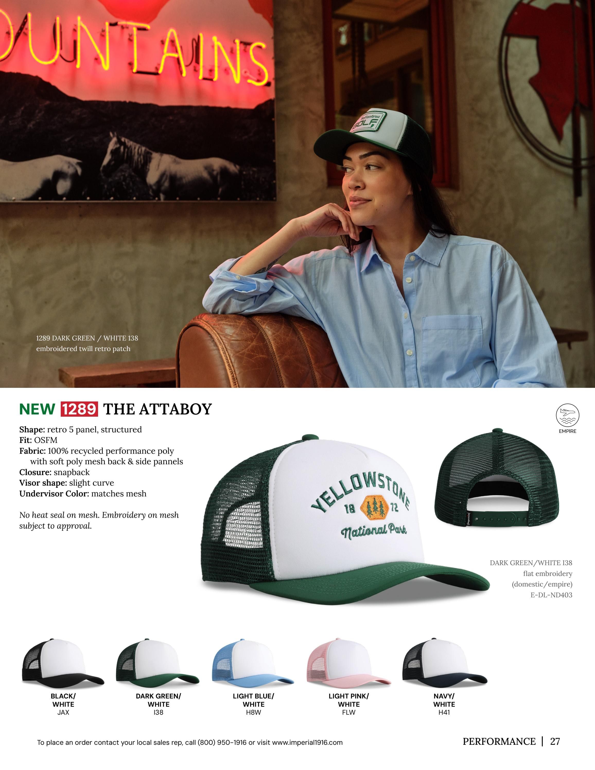 Imperial Headwear Headwear Catalog Weekly Ad August 1, 2026 - December 31, 2027