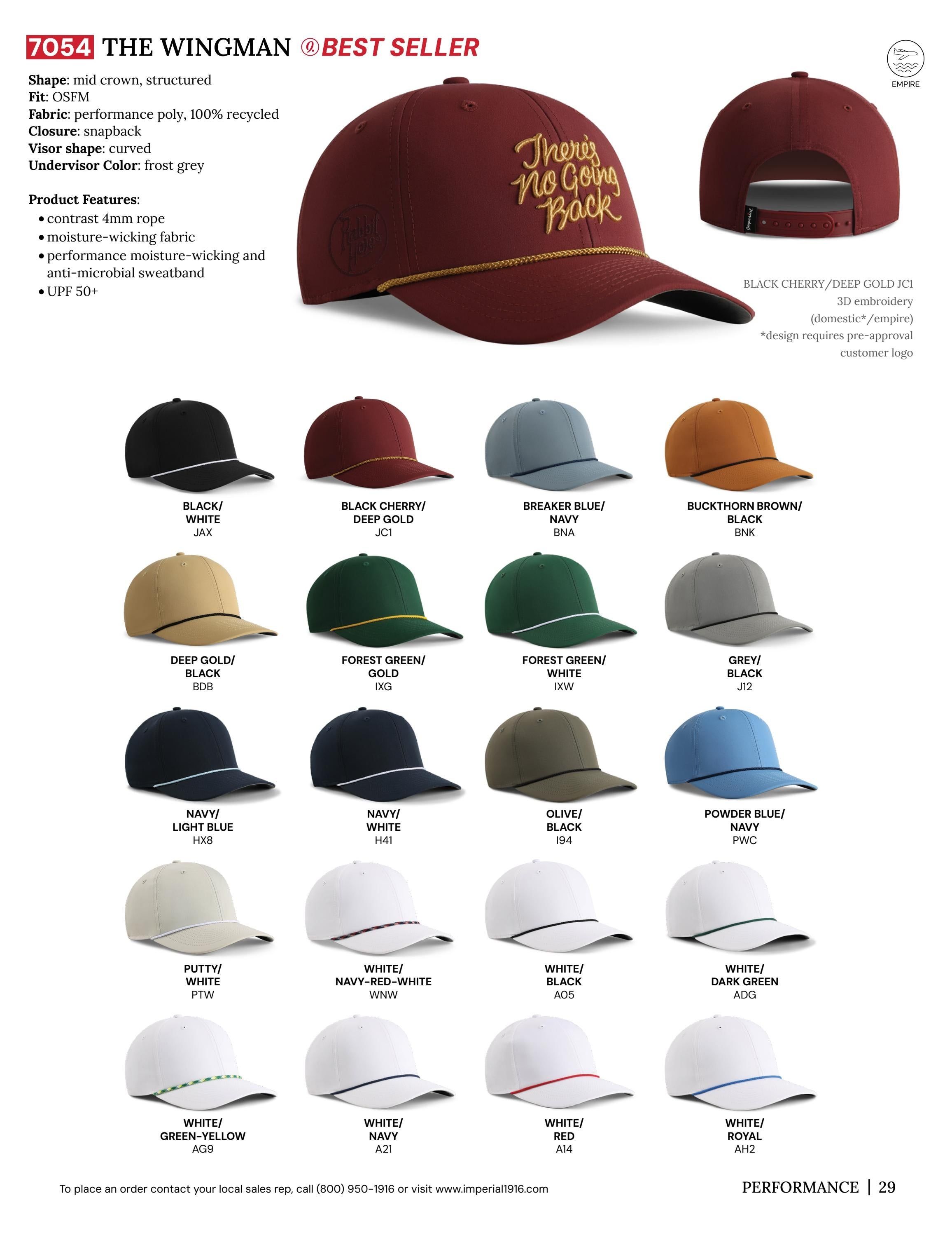 Imperial Headwear Headwear Catalog Weekly Ad August 1, 2026 - December 31, 2027