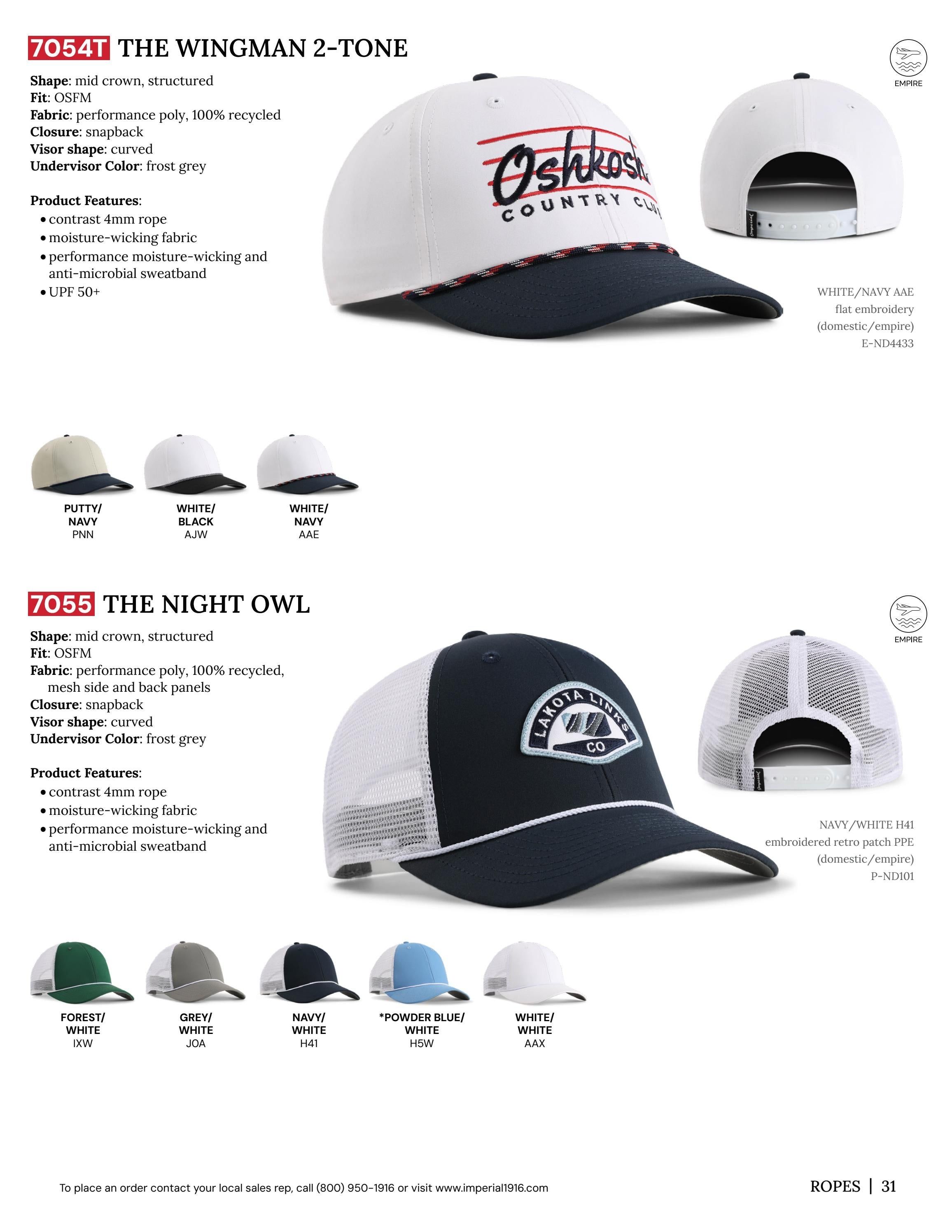 Imperial Headwear Headwear Catalog Weekly Ad August 1, 2026 - December 31, 2027