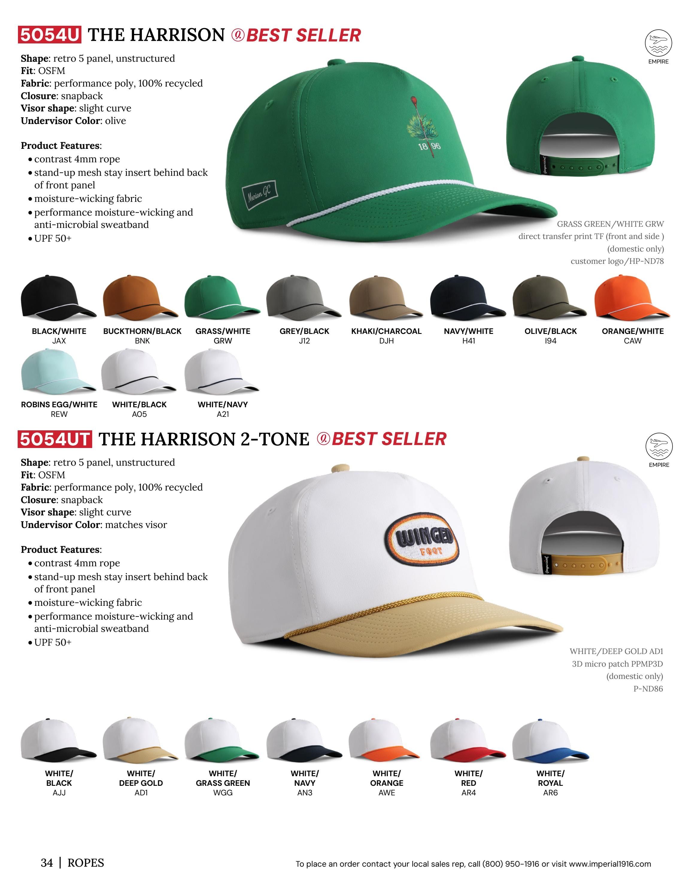 Imperial Headwear Headwear Catalog Weekly Ad August 1, 2026 - December 31, 2027