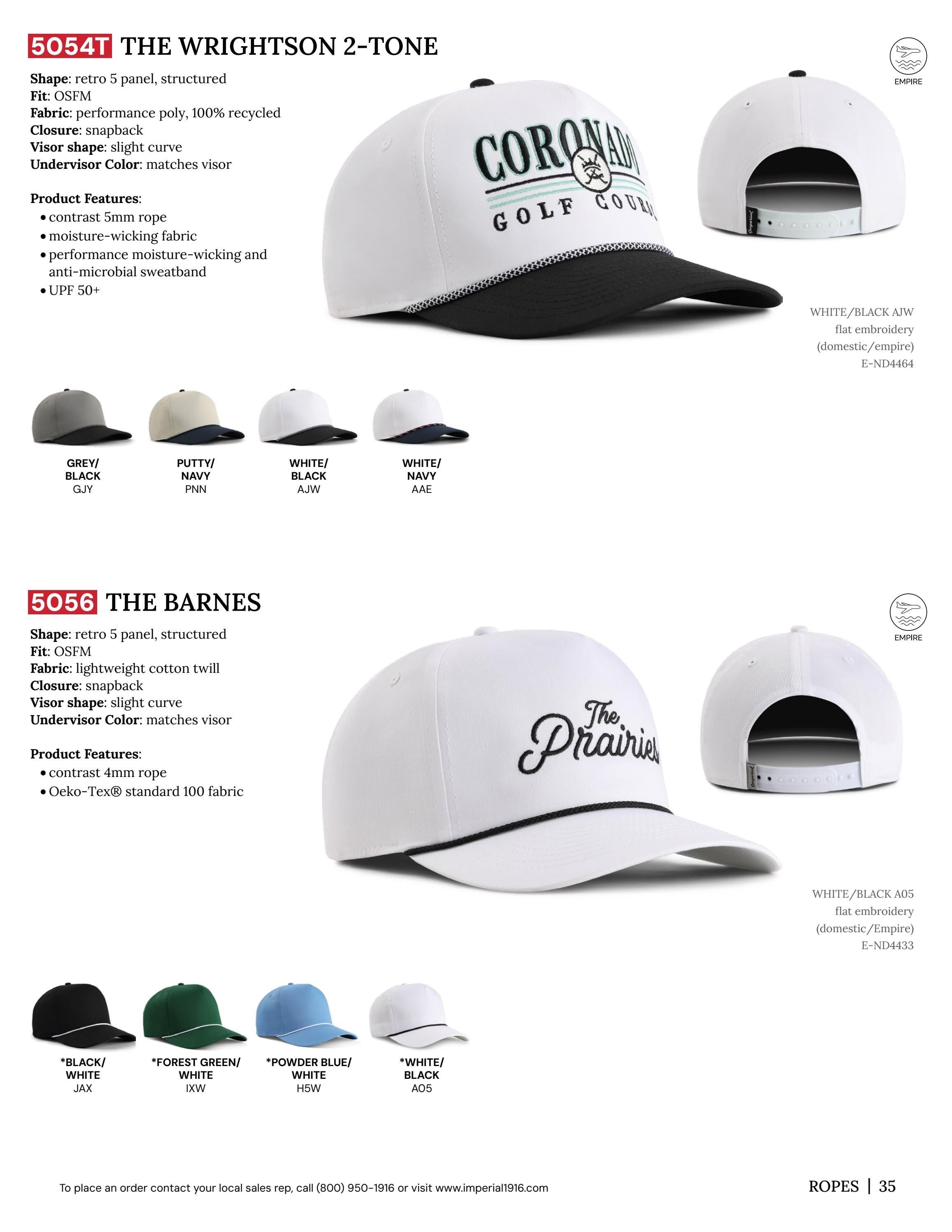 Imperial Headwear Headwear Catalog Weekly Ad August 1, 2026 - December 31, 2027