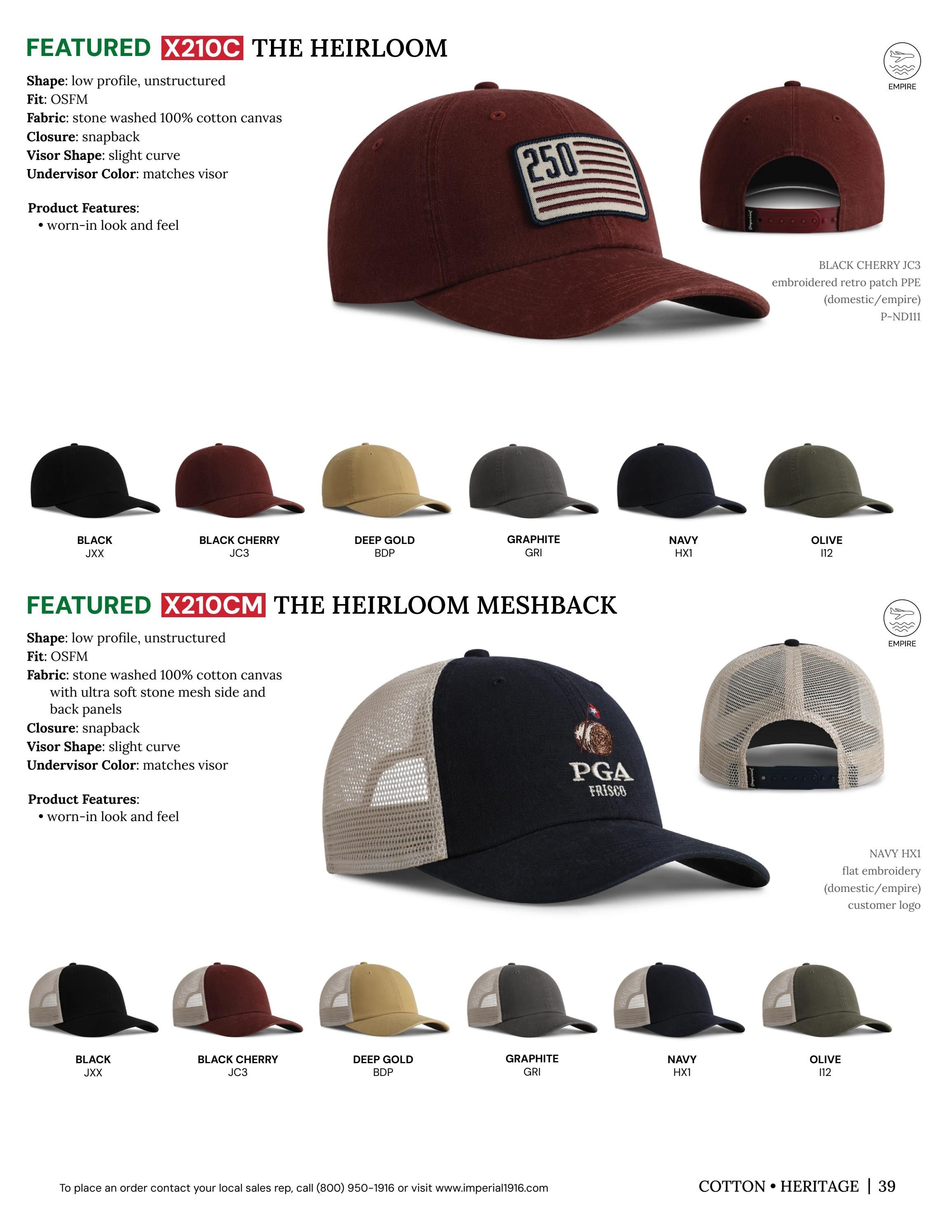 Imperial Headwear Headwear Catalog Weekly Ad August 1, 2026 - December 31, 2027