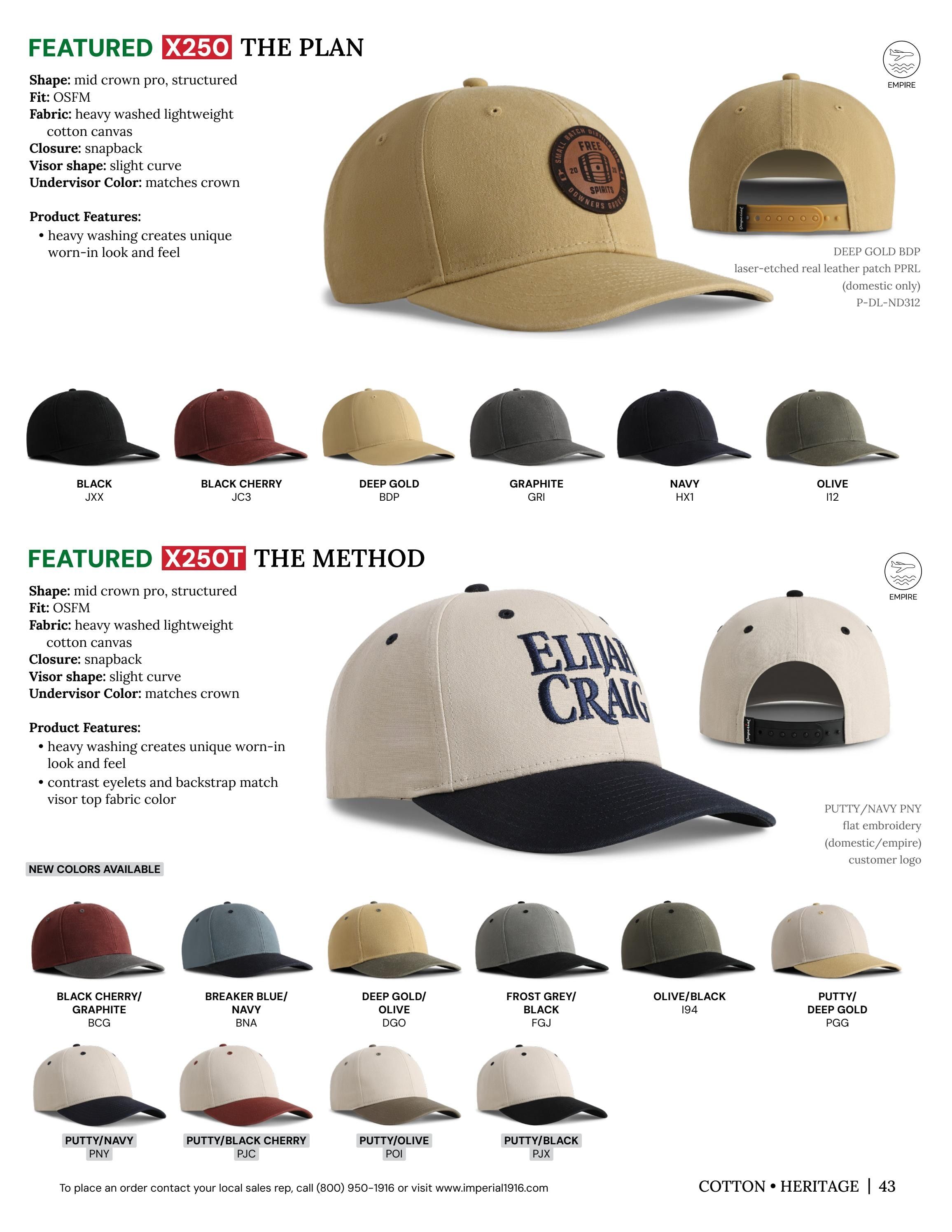 Imperial Headwear Headwear Catalog Weekly Ad August 1, 2026 - December 31, 2027