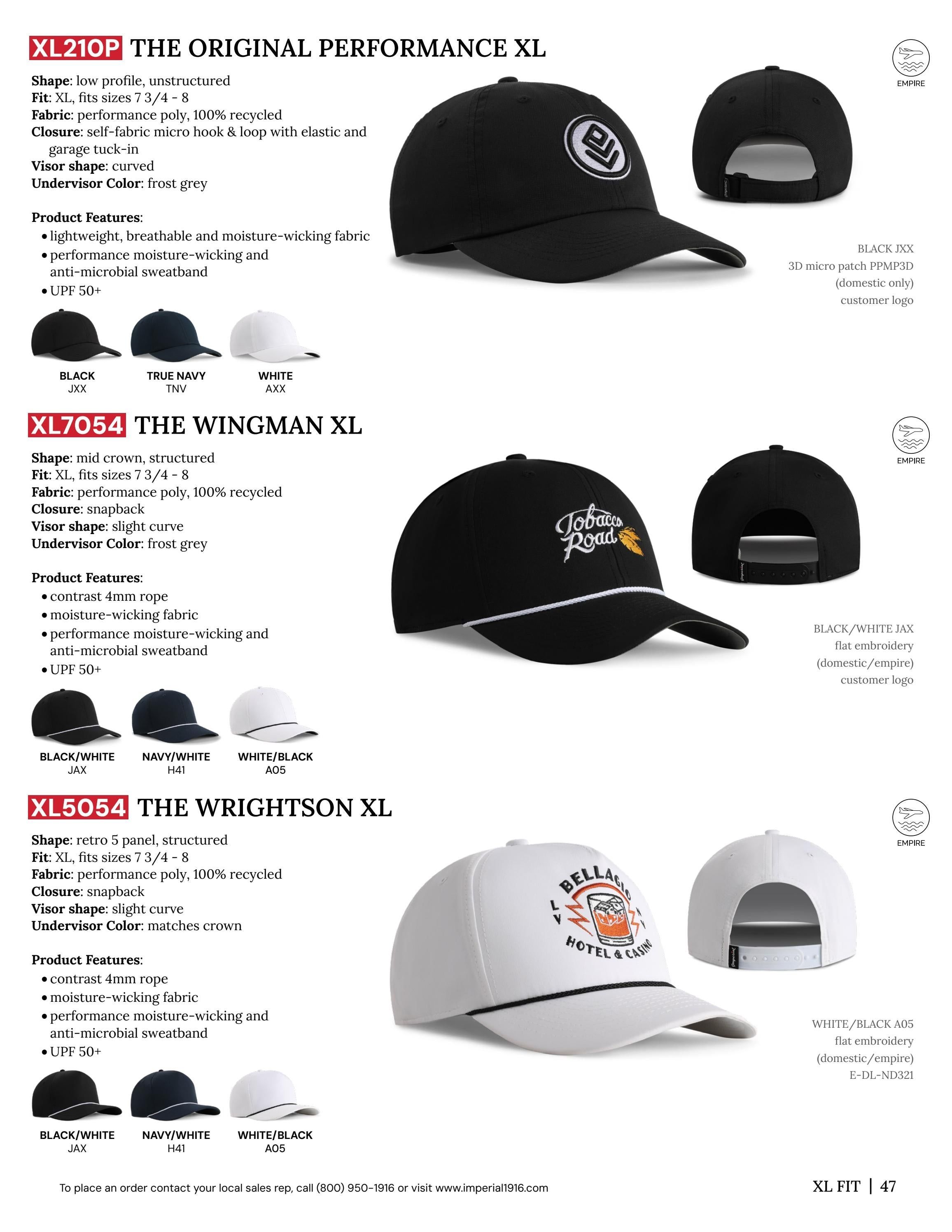 Imperial Headwear Headwear Catalog Weekly Ad August 1, 2026 - December 31, 2027